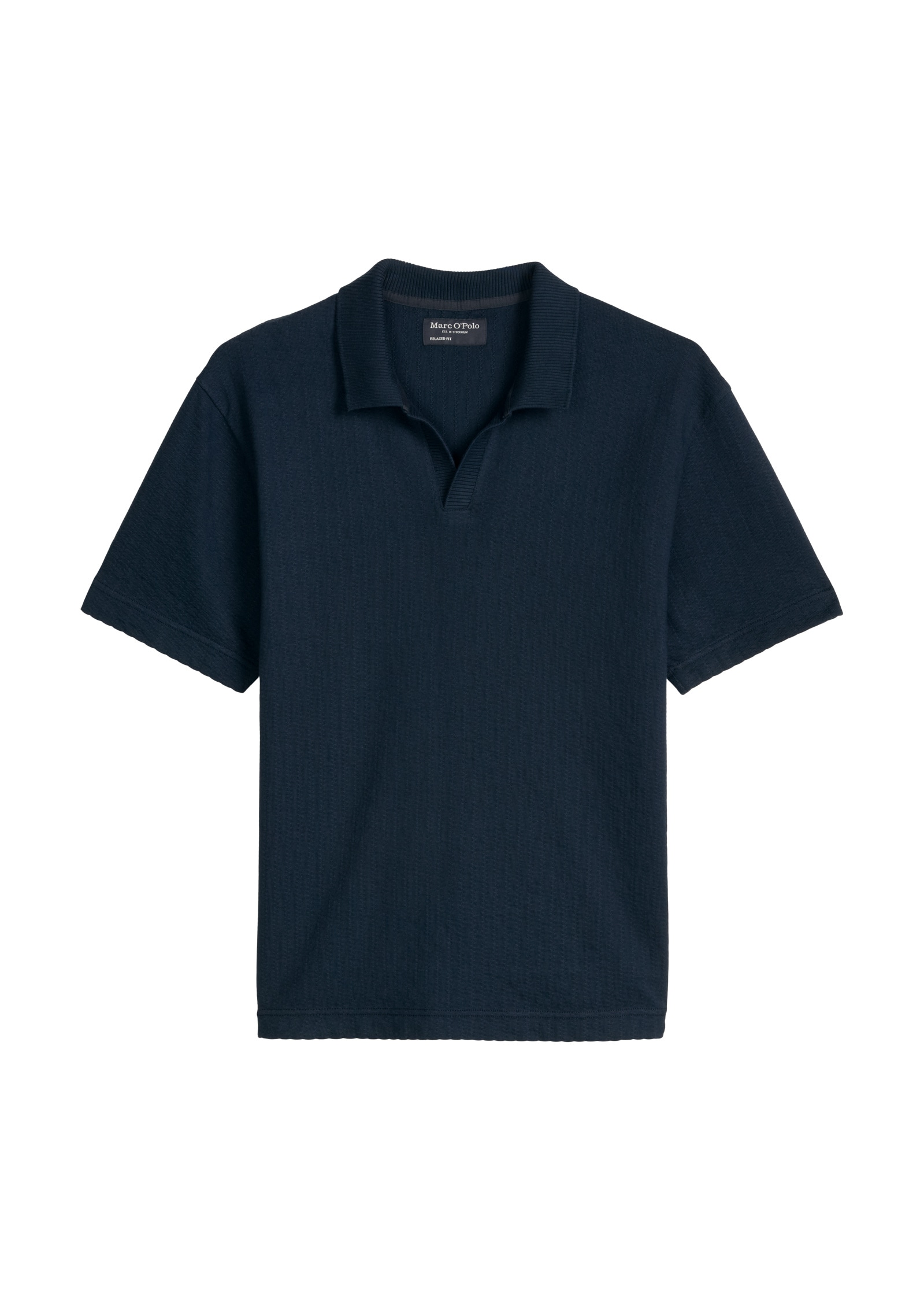 Marc O'Polo Poloshirt »aus schwerem Ripp-Jersey«