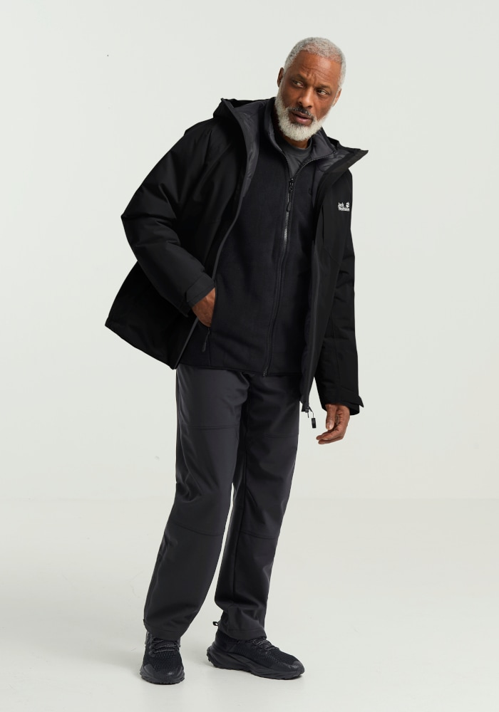 Jack Wolfskin Daunenjacke »ICECAPE 2L DOWN INS JKT M RDS« mit Kapuze Daunenjacke, warm, wind- und wasserdicht