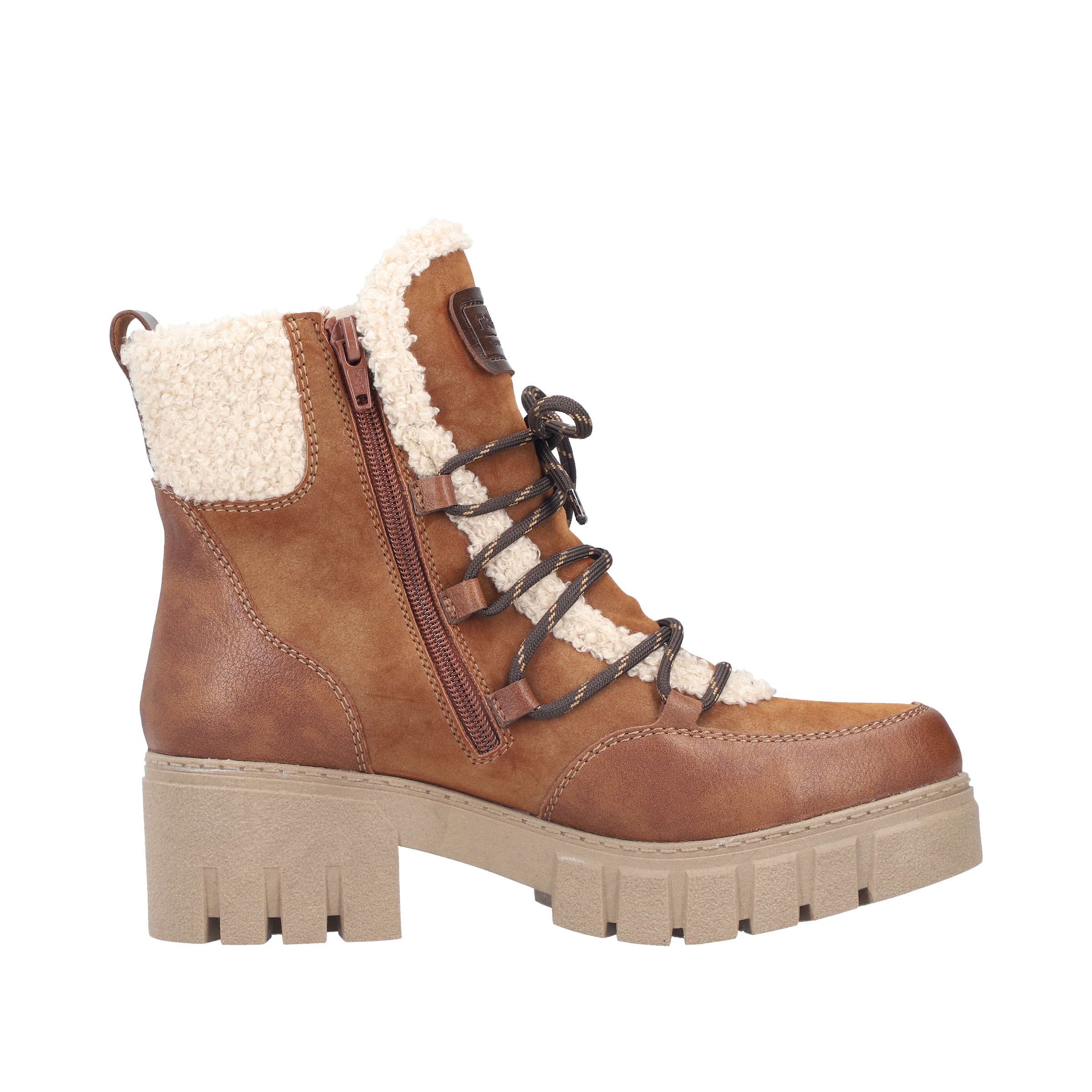 Rieker Winterboots  Schnürboots, Schnürstiefelette mit robuster Plateausohle