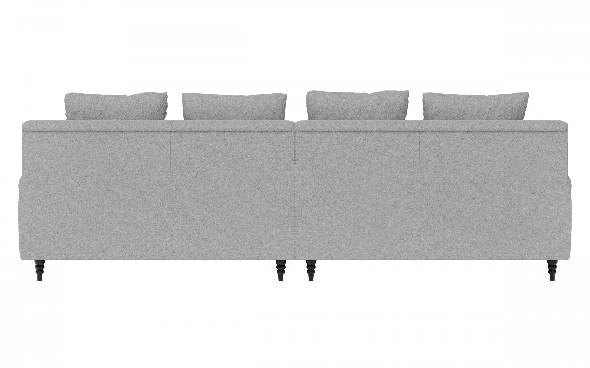 Guido Maria Kretschmer Home&Living Big-Sofa »NORIN«, zwei Fußarten: vorne - Rollen, hinten - Holzfüße