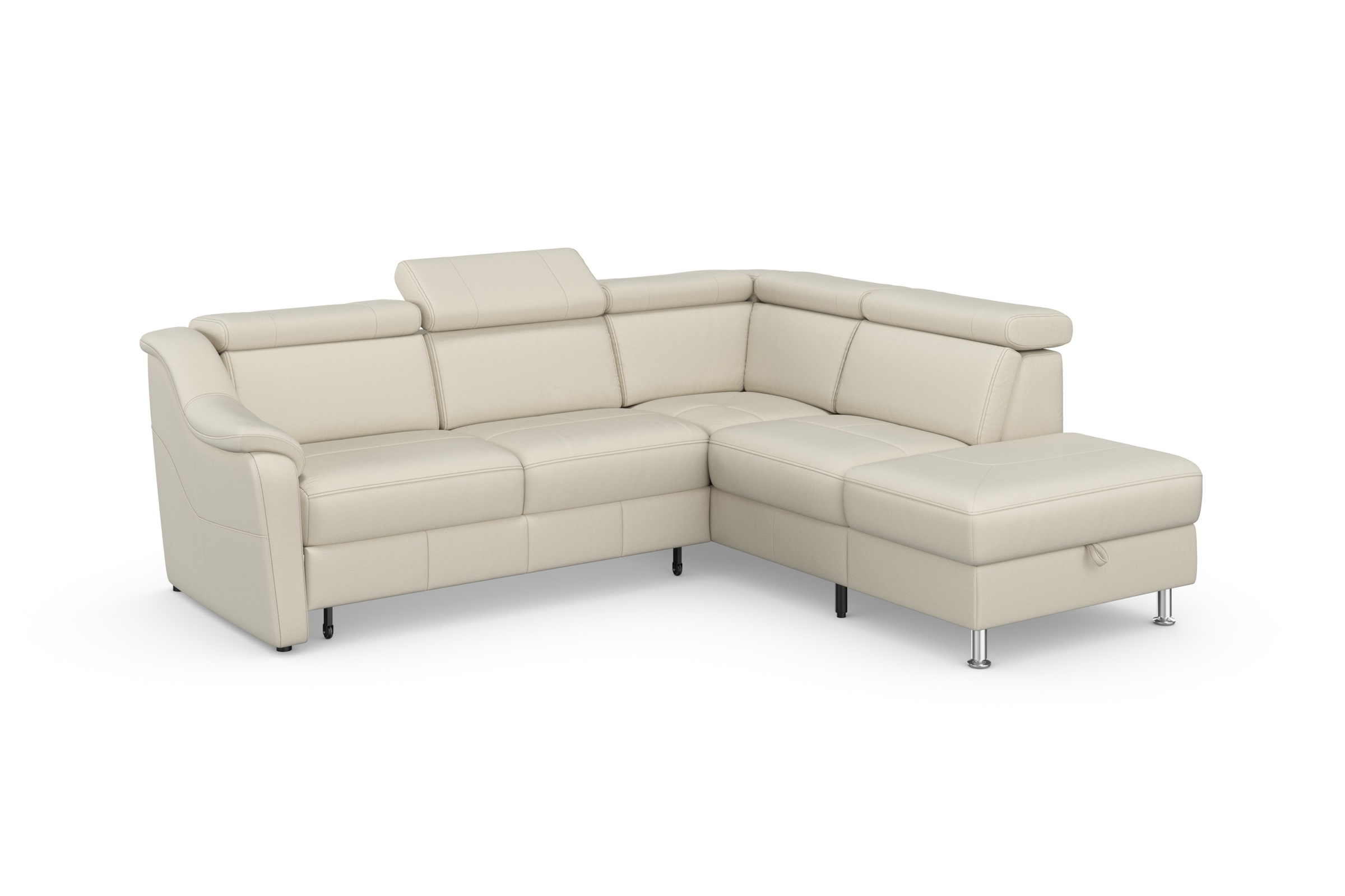 sit&more Ecksofa »Freetown L-Form«, inklusive Kopfteilverstellung und komfortablem Federkern