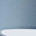 Lüttenhütt Deckenleuchte »Lüchte«, E27, Deckenlampe mit Stoffschirm blau / petrol, Ø 40 cm, Höhe 32 cm
