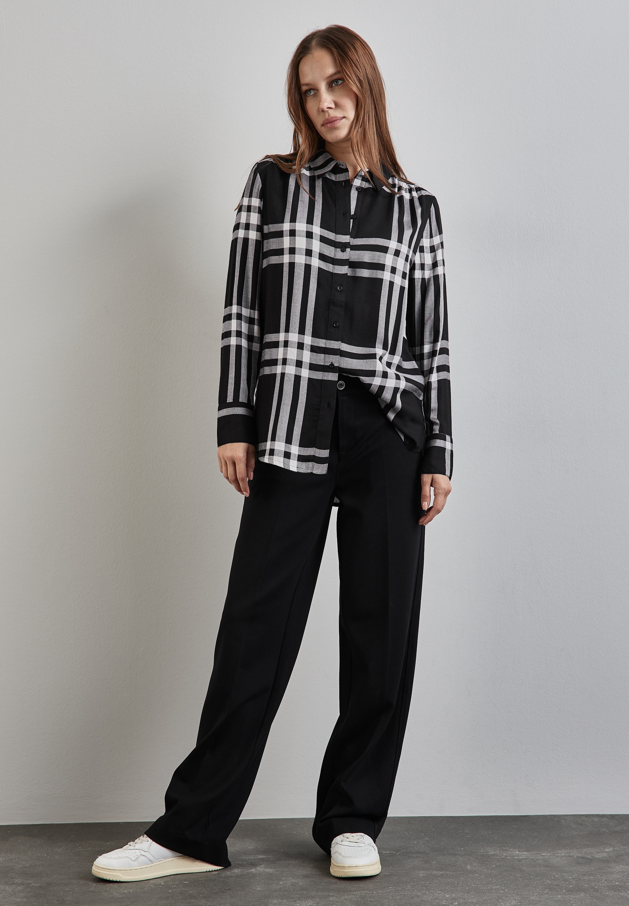 STREET ONE Longbluse, aus softer Viskose