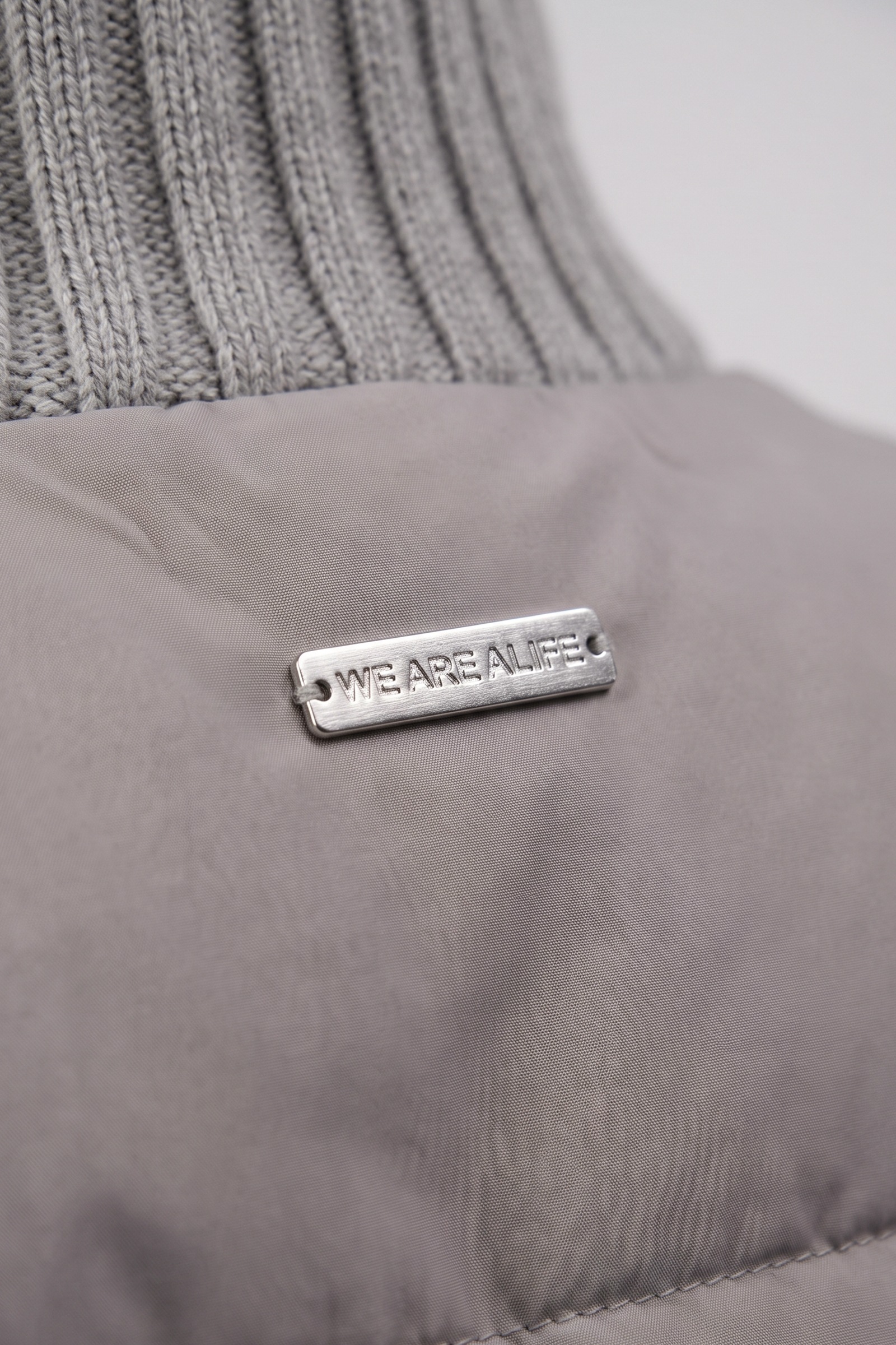 Alife & Kickin Sommerjacke »Damen LyaAK A Übergangsjacke, Jacke« Strickärmel, Stehkragen aus Rippstrick, wattiert und gesteppt