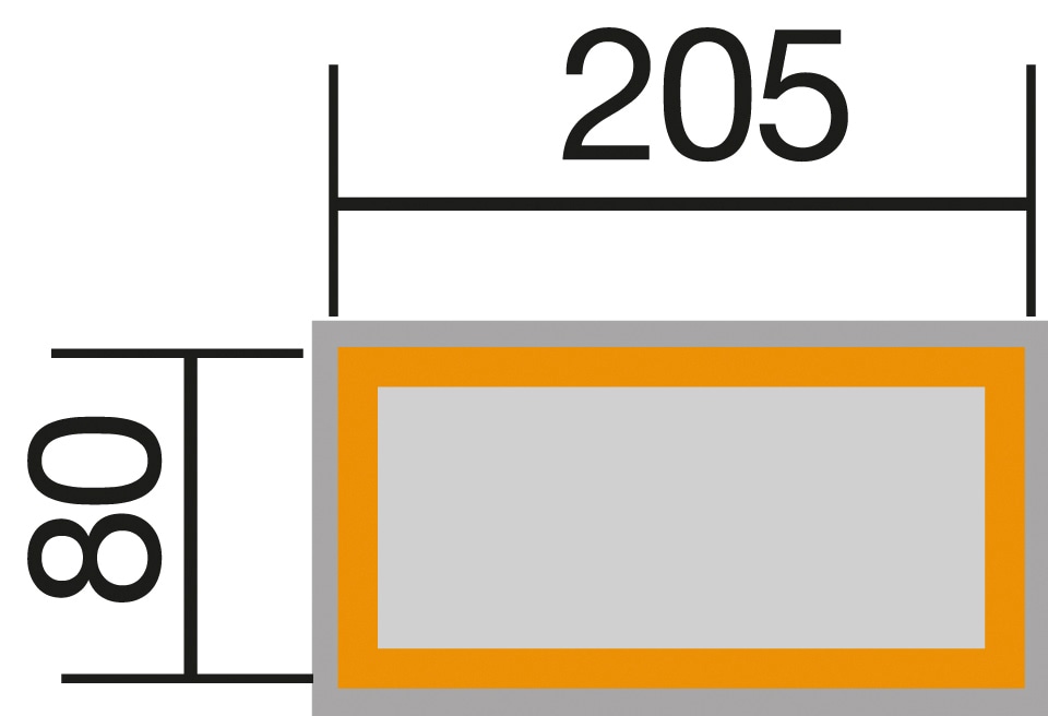weka Hochbeet BxTxH: 205x80x81 cm, natur
