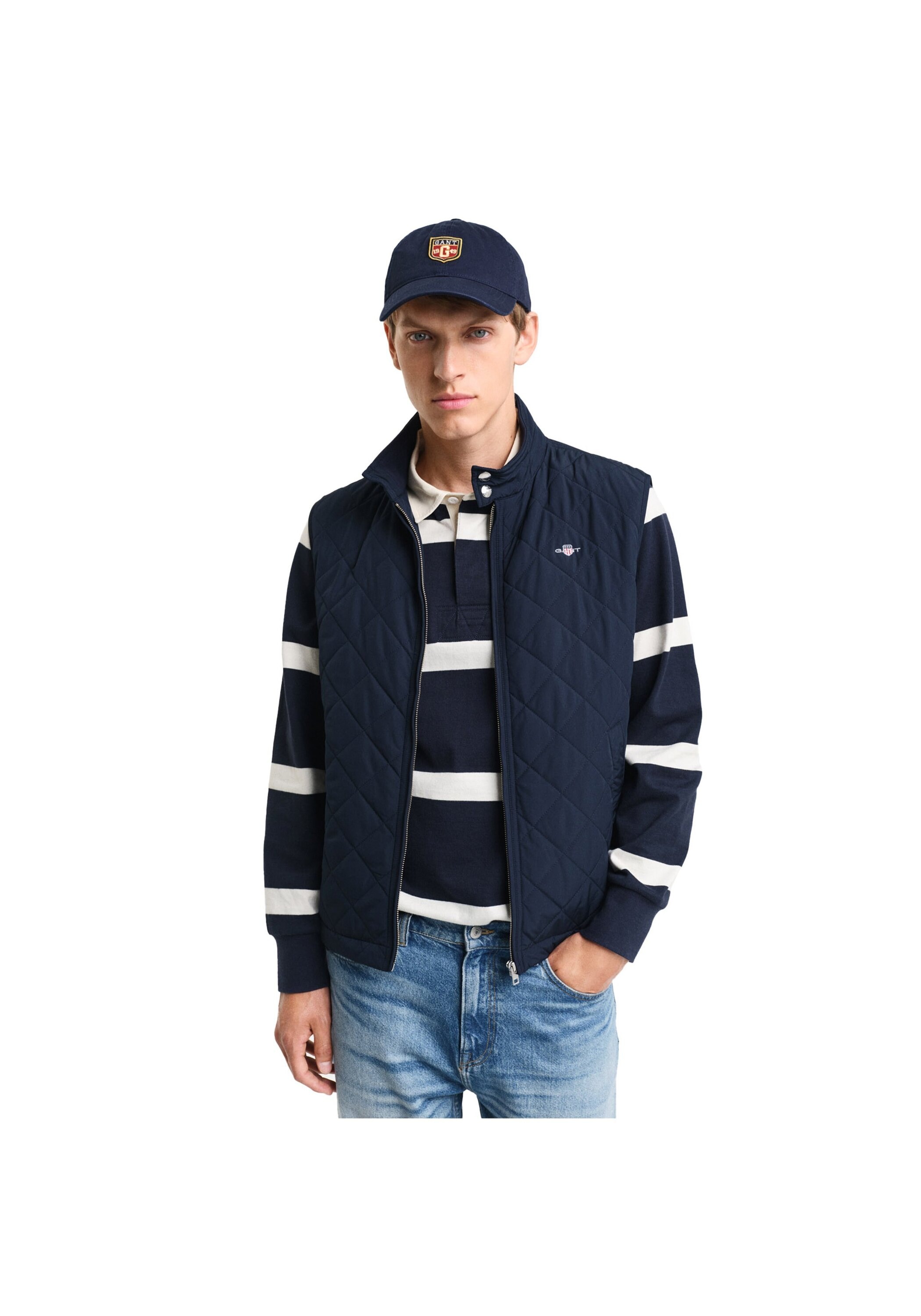 Gant Steppweste »Steppweste QUILTED WINDCHEATER VEST«, (1 tlg.)