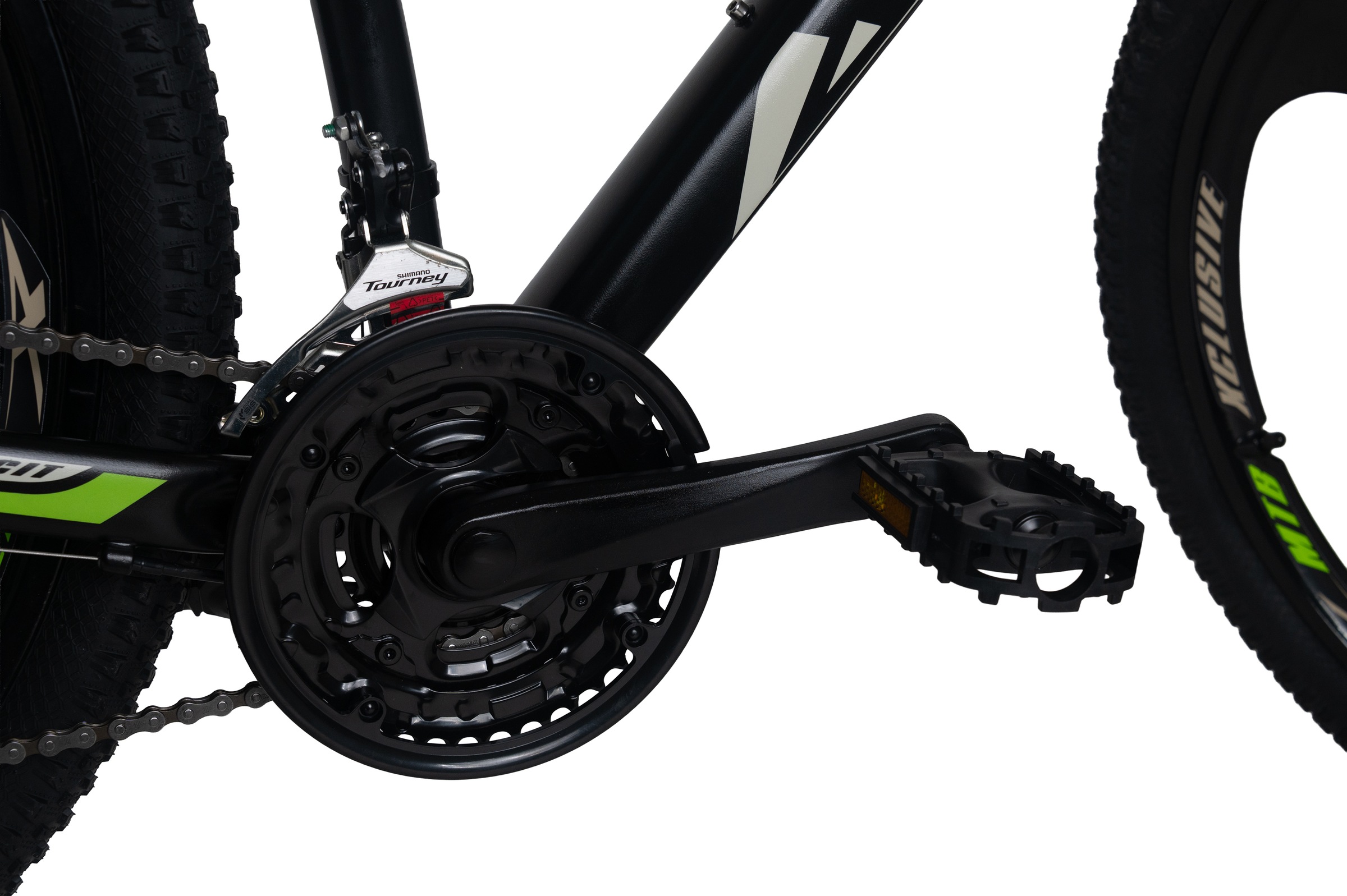 WYLD Mountainbike »WYLD Mountainbike Hardtail 29" Xplicit schwarz-grün RH 53 cm« 21 Gang Shimano Tourney Schaltwerk Kettenschaltung