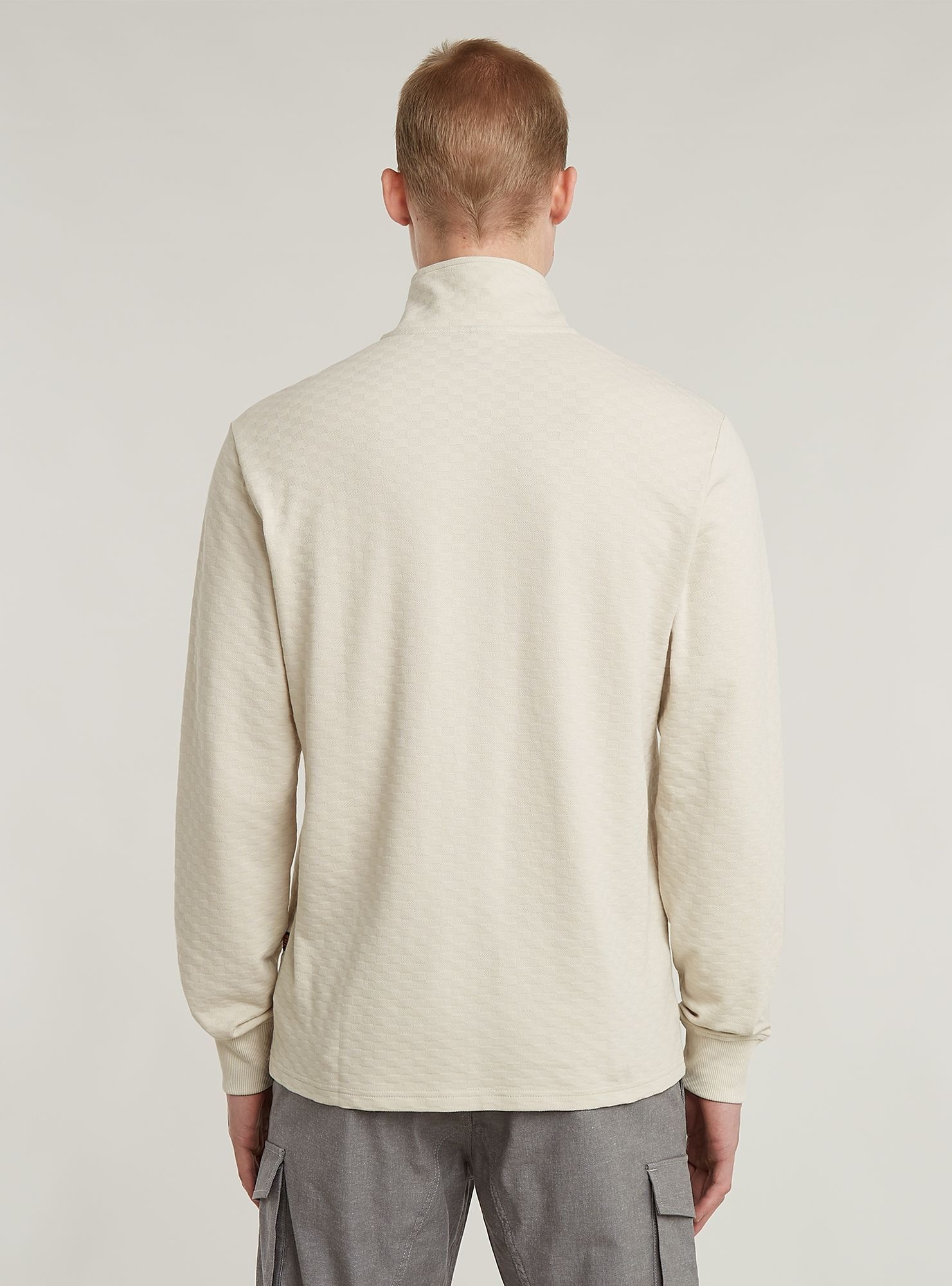 G-STAR T-Shirt »Checquard Tweeter Half Zip«