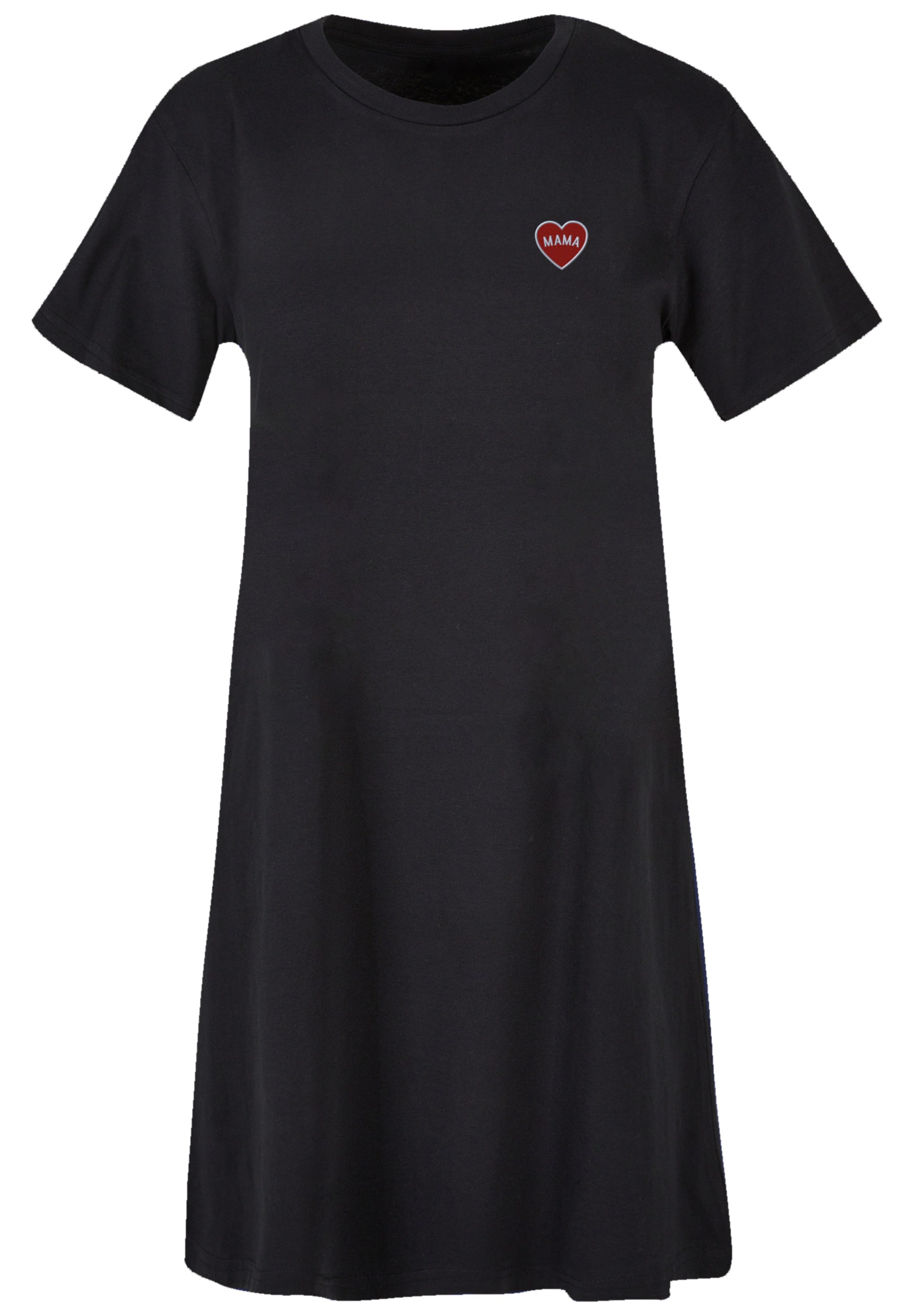 F4NT4STIC Shirtkleid »Mama Herz Bestickt«, Premium Qualität