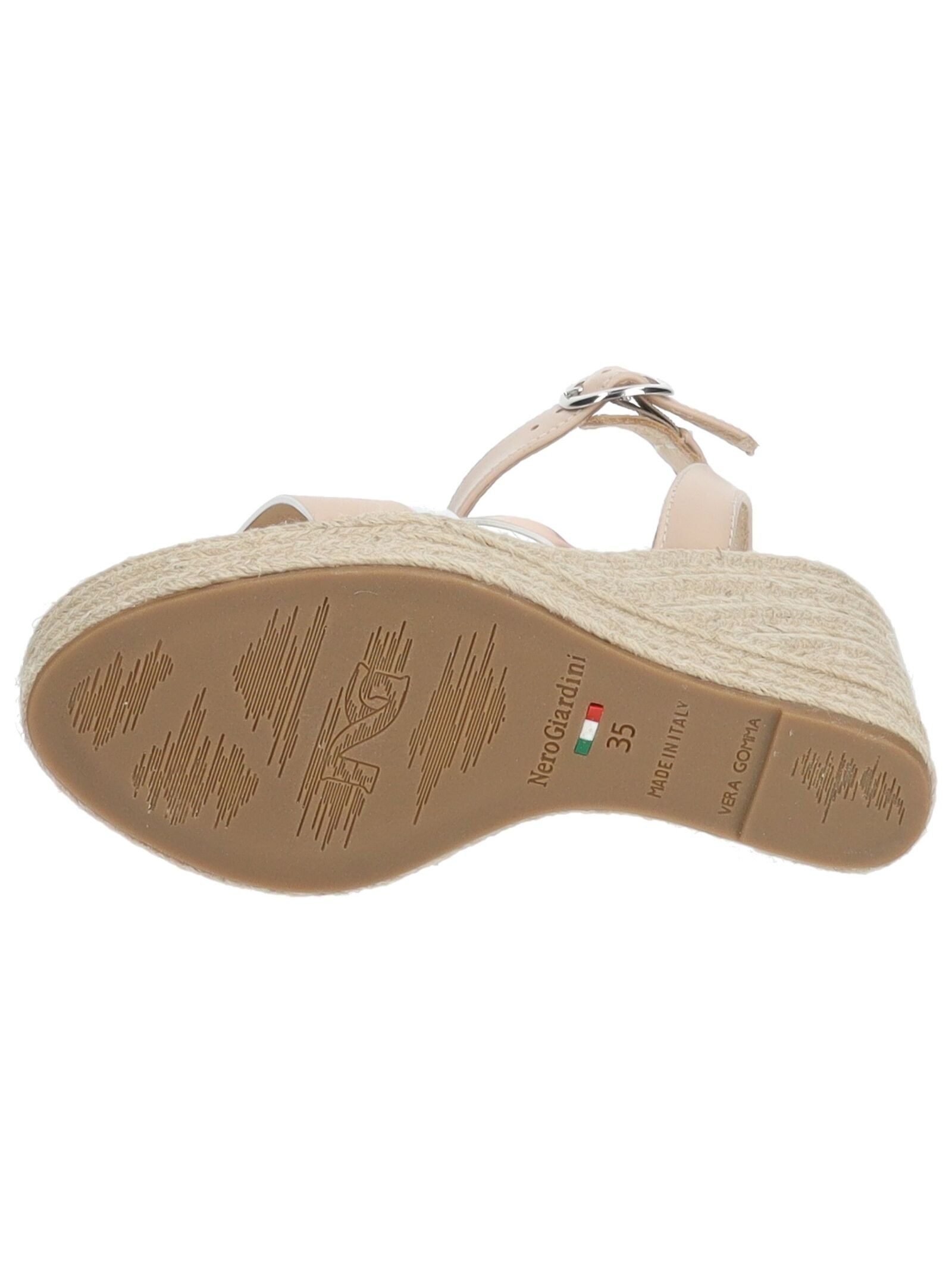 Nero Giardini Keilsandalette »Nero Giardini Sandalen Leder/Textil«