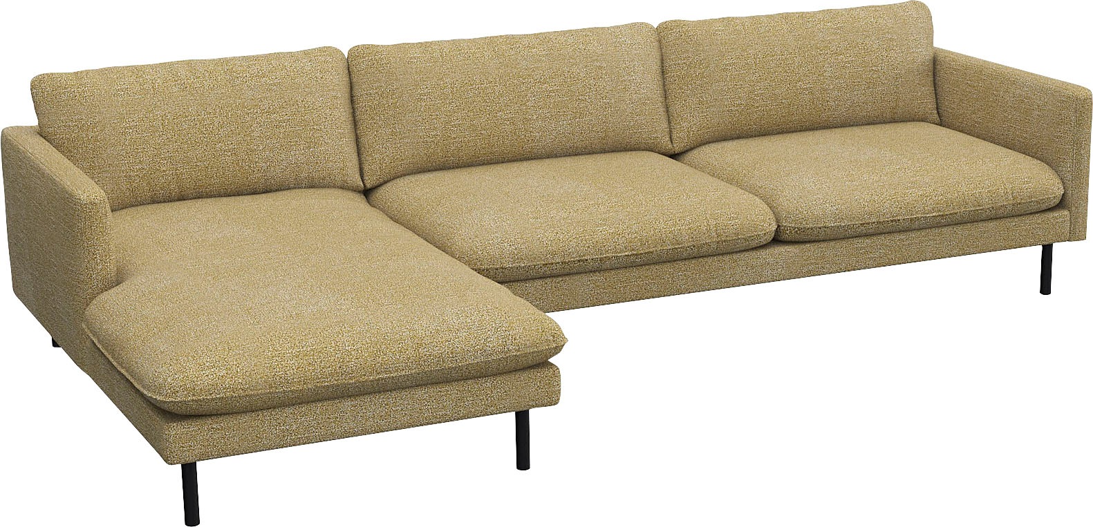 FLEXLUX Ecksofa "Bolzano, elegant und bequem, L-Form", Sitzaufbau mit Kalts günstig online kaufen
