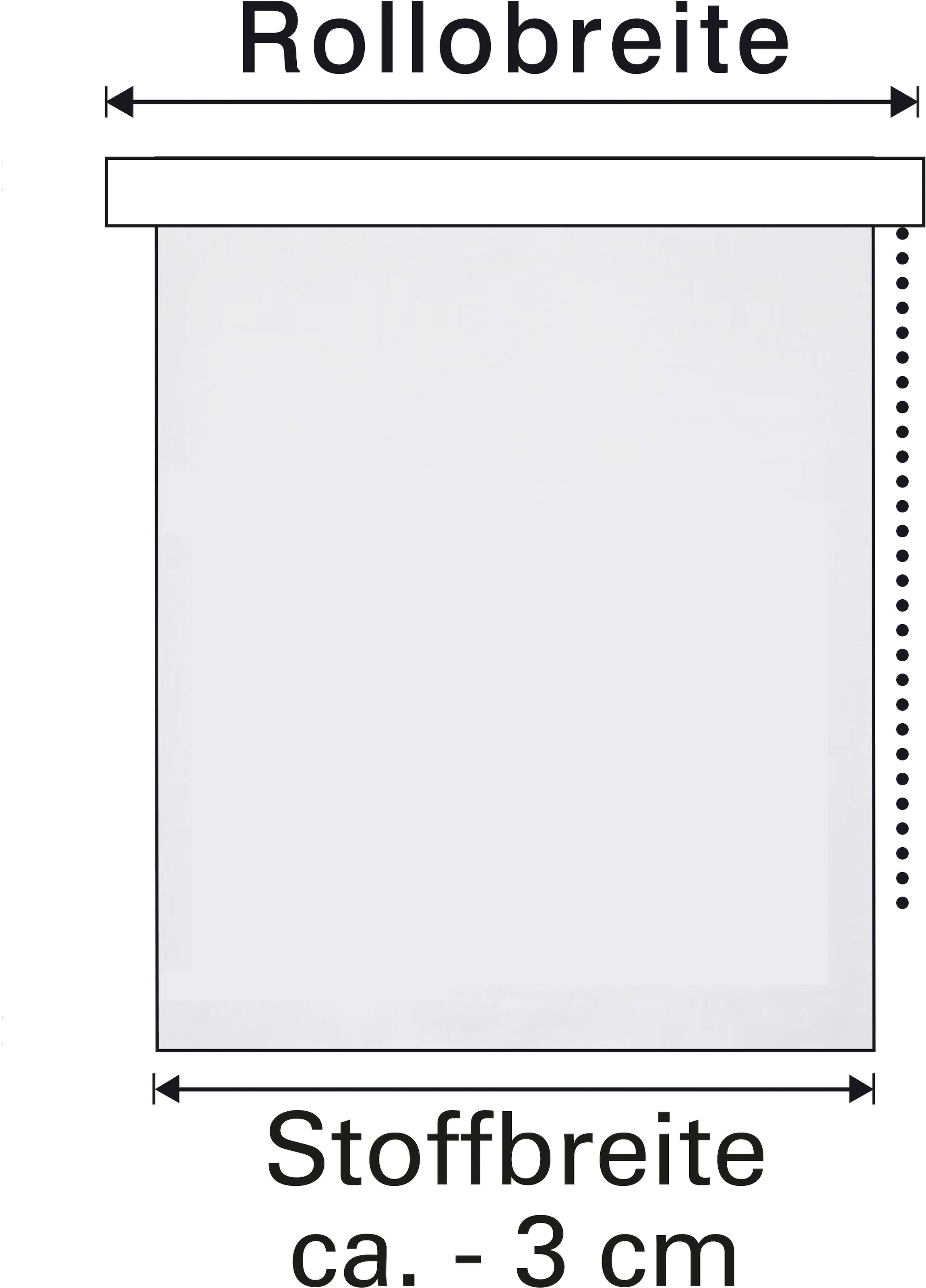 Rechnung ohne mit blickdicht, Bohren, BAUR Scandinavian Rollo«, | Motiv Seitenzugrollo auf GARDINIA »EASYFIX