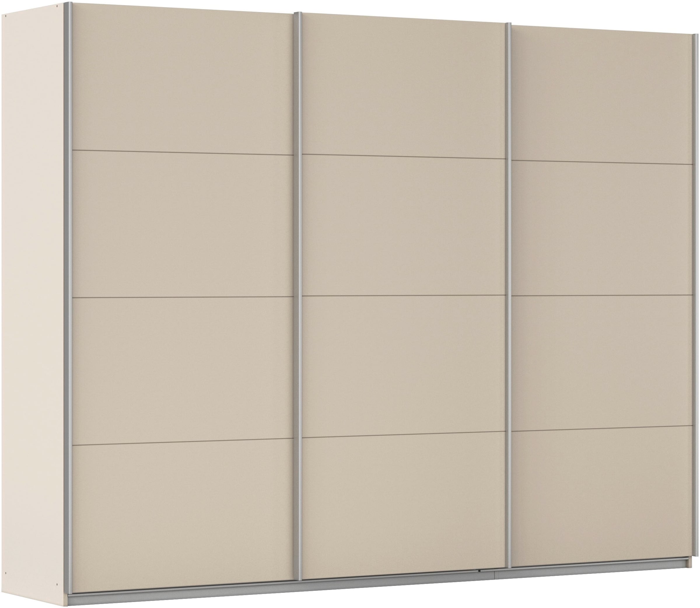 OTTO home Schwebetürenschrank "Kleiderschrank Schrank Garderobe AGORDO mit Dekor- oder Hochglanzfront" Breiten 203/271/315/360 cm in drei Griff-Farben - NEU: Farbe SCHWARZ, in 4 Breiten und 2 Höhen MADE IN GERMANY