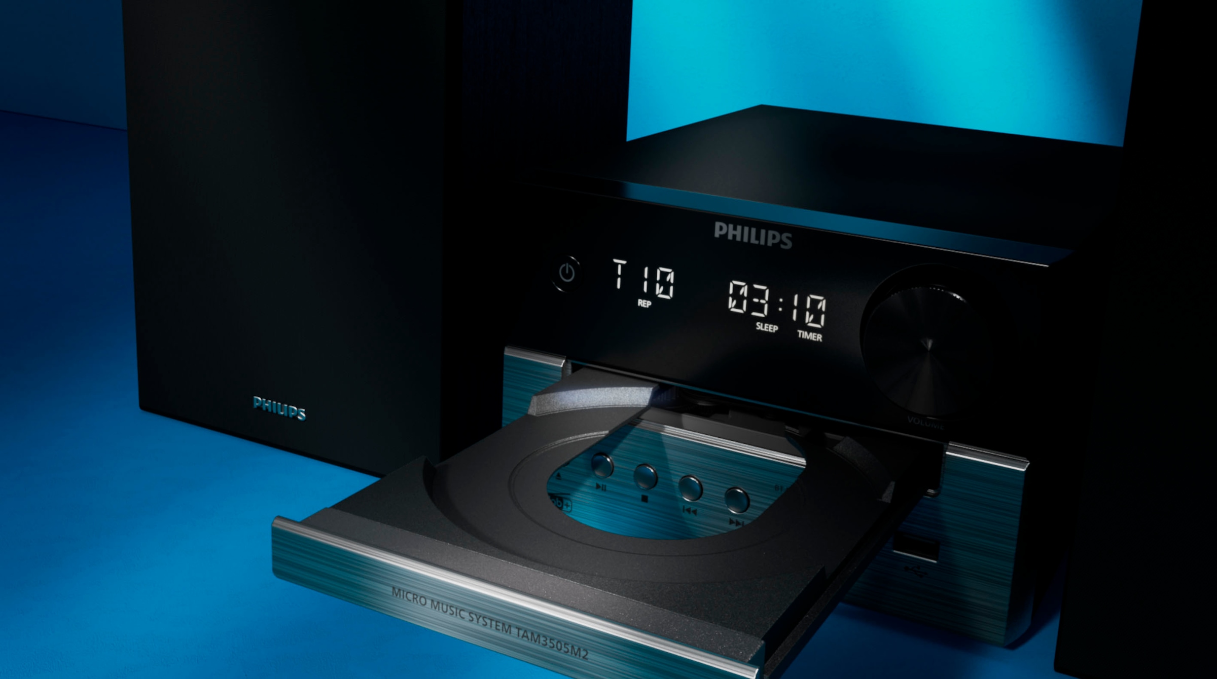 Philips Stereoanlage »TAM3505M2/12«, (Bluetooth Automatische Senderverfolgung-Digitalradio (DAB+)-FM-Tuner mit RDS 20 W)
