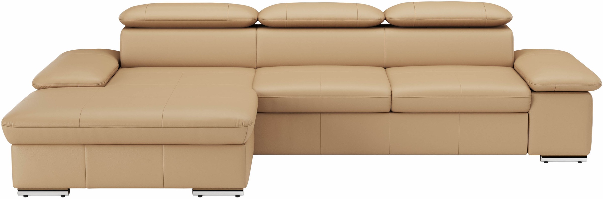 sit&more Ecksofa "Valantine L-Form, B: 286 cm" mit Arm- & Kopfteilverstellung, optional mit Schlaffunktion