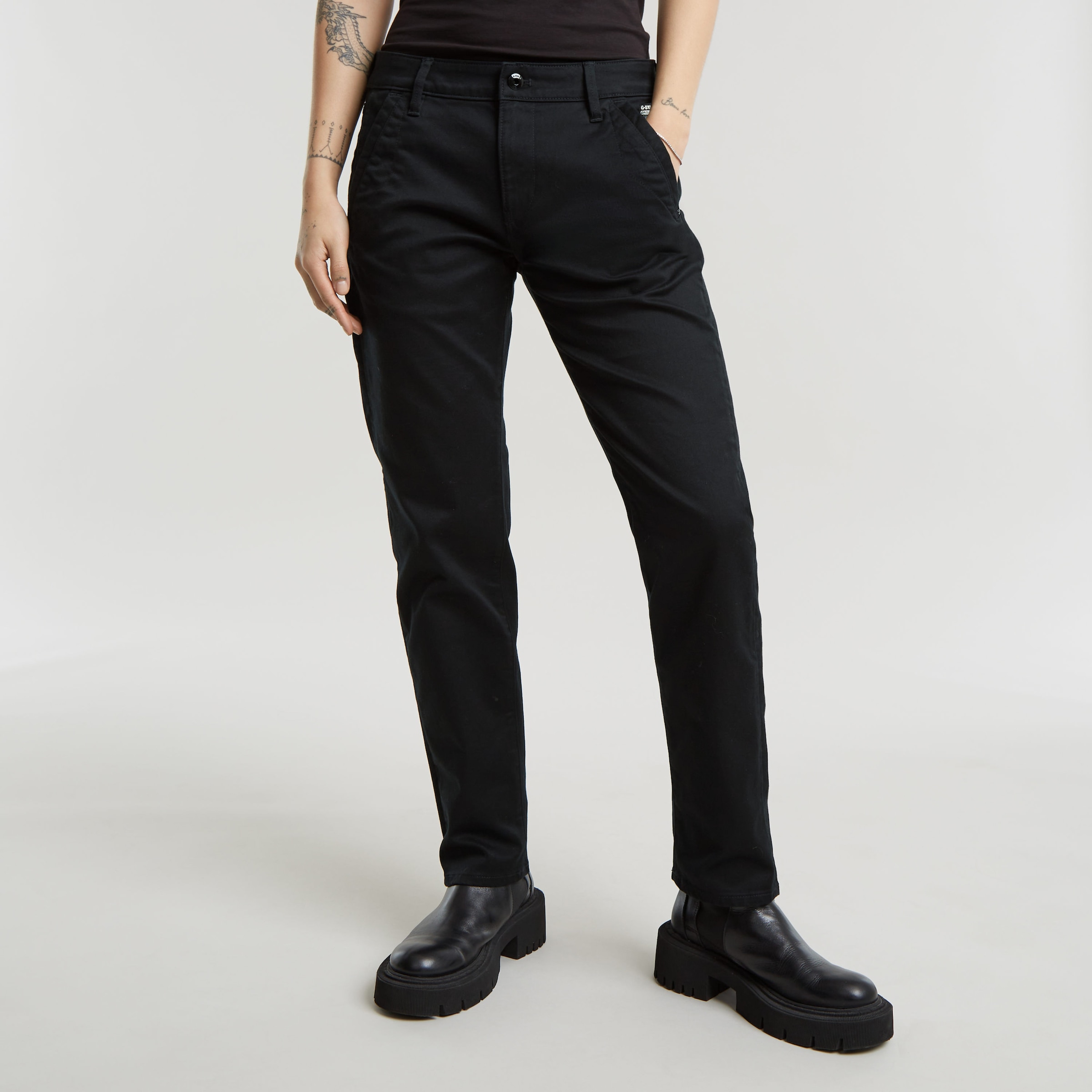 G-STAR "Kate Chino Boyfriend" mit Relaxed Fit an Hüfte und Oberschenkeln