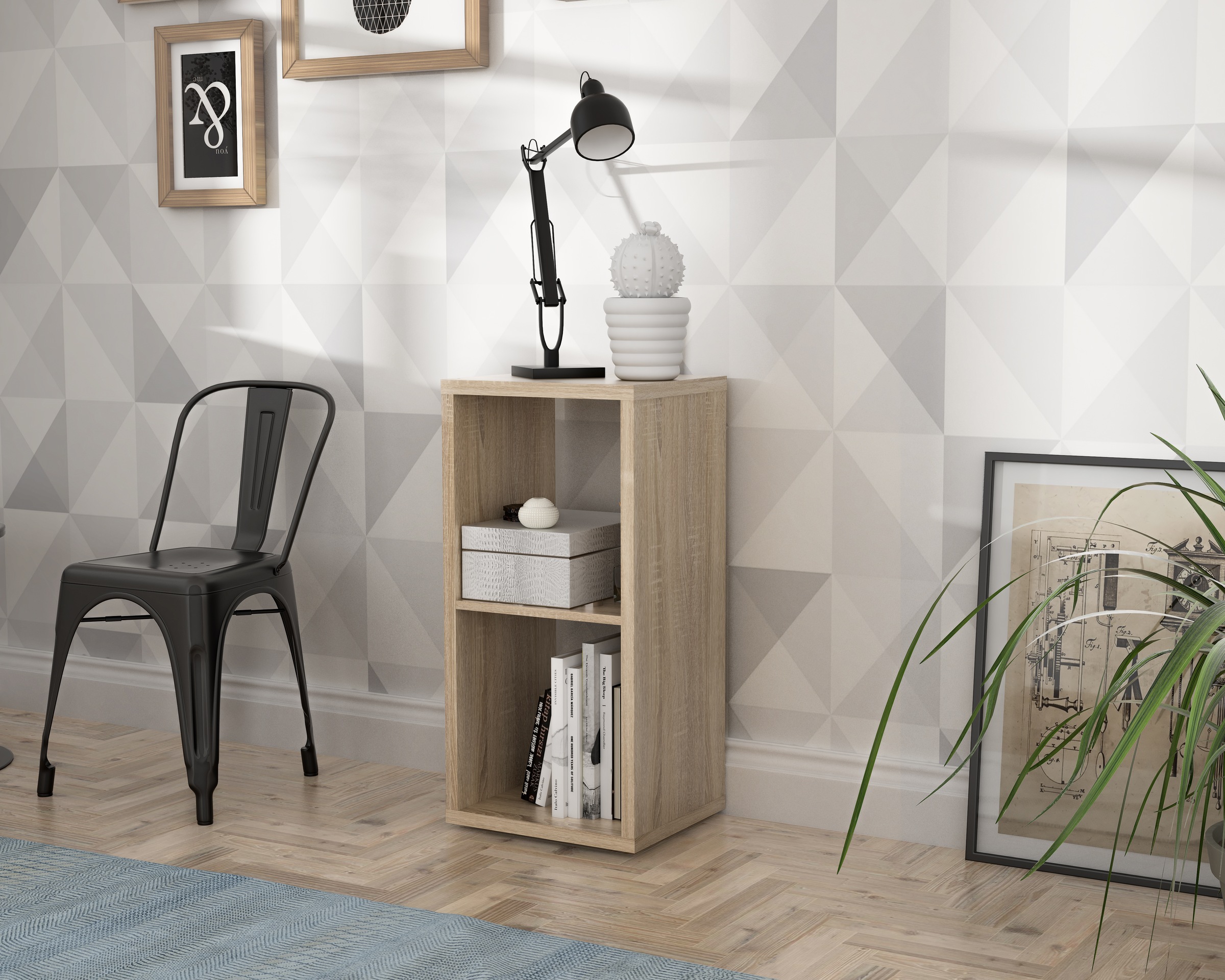 FORTE Standregal, Regal mit 2 Fächern, B/H/T 38,2x72,9x32,9 cm, langlebige günstig online kaufen
