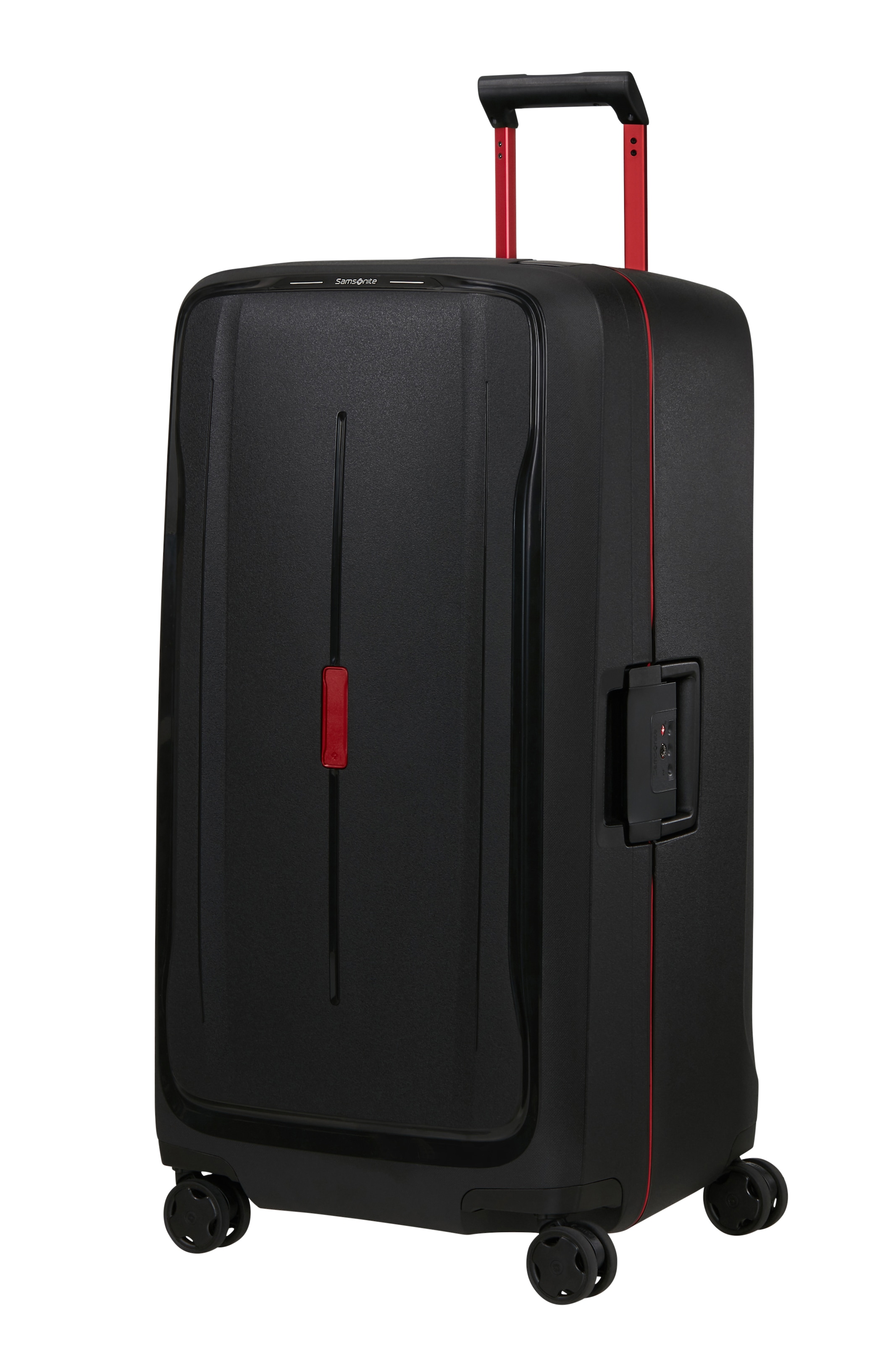 Samsonite Hartschalen-Trolley »ESSENS« 110 l 4 Rollen mit Teleskopgriff, mit Soft-Touch-Tragegriff, mit Adressetikett