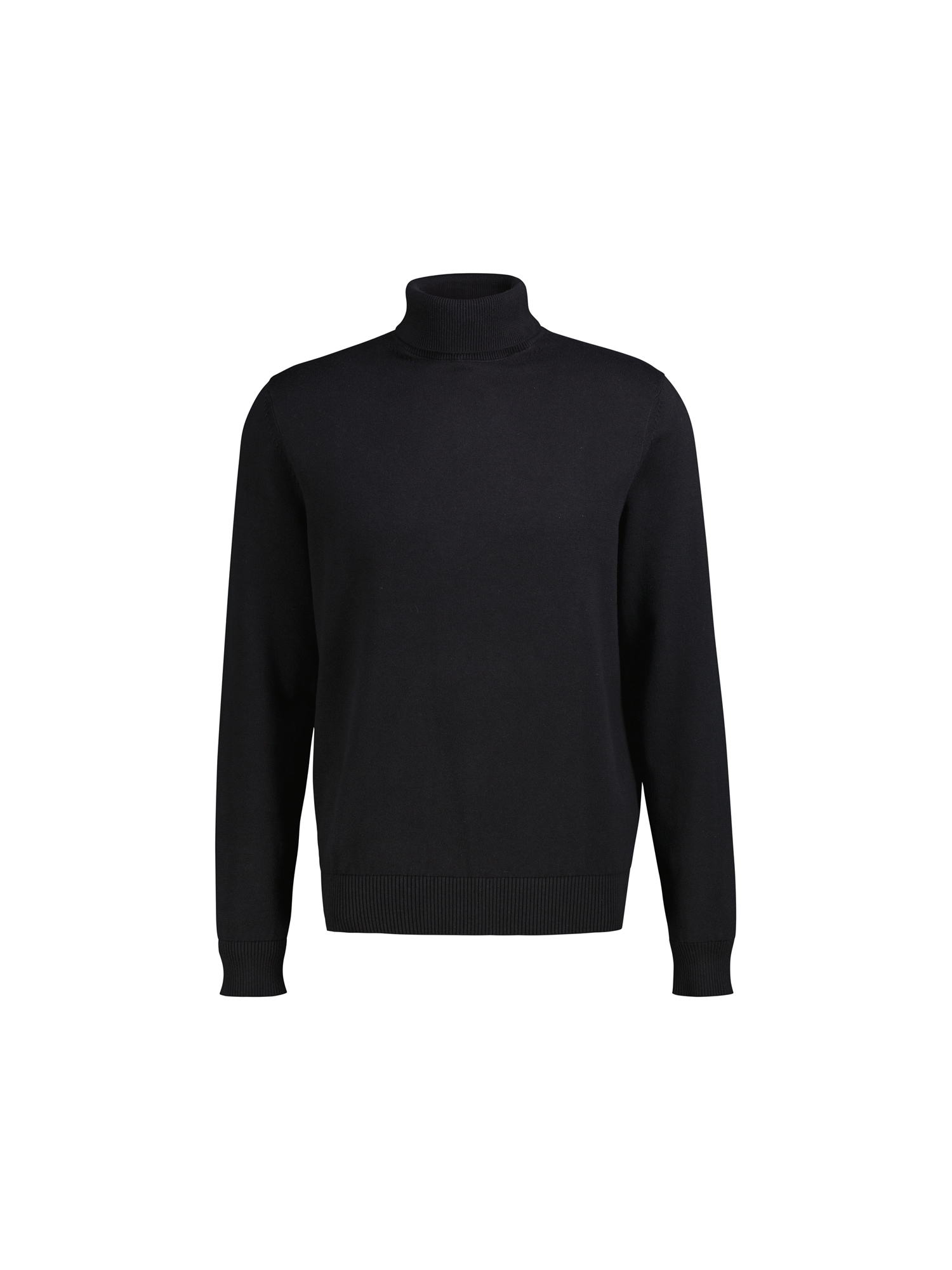 LERROS Rollkragenpullover »Rollkragenpullover mit Rippbündchen aus reiner Baumwolle«