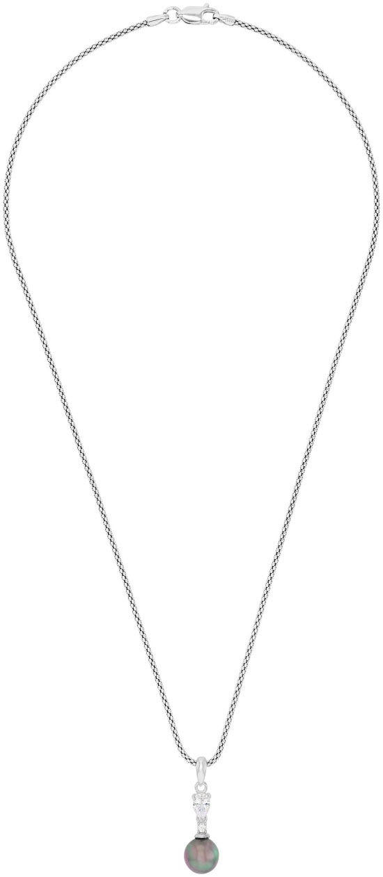 Amor Kette mit Anhänger »2039270«, mit Zirkonia (synth.) - mit Muschelkernperle