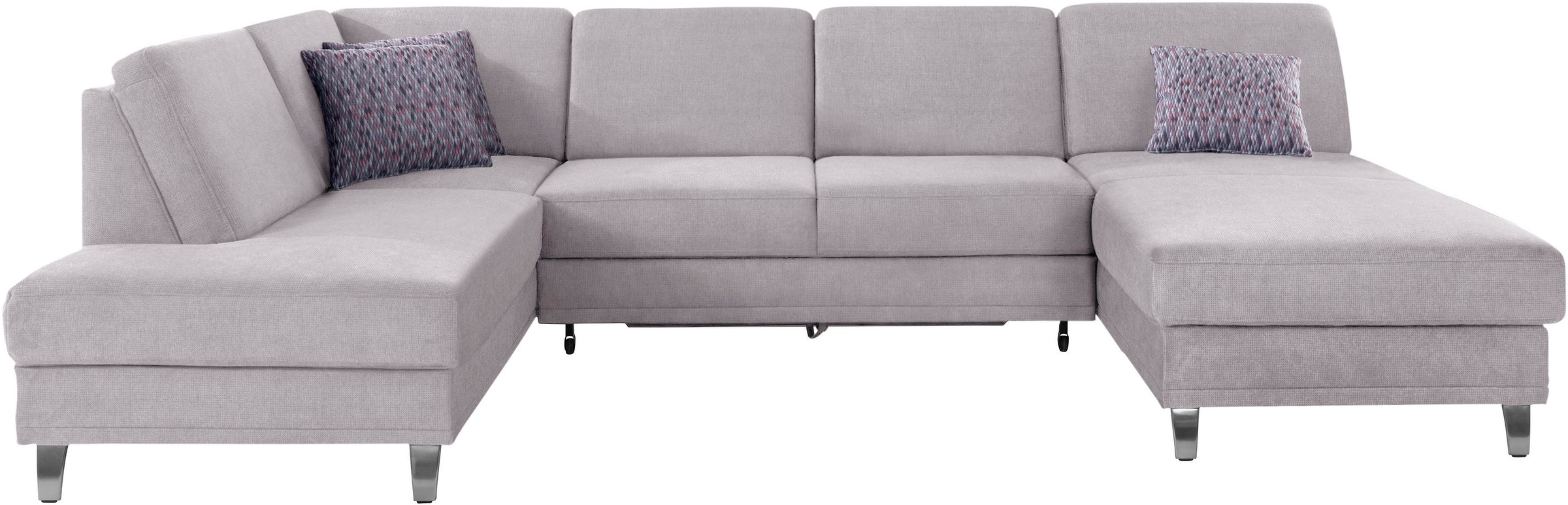 sit&more Wohnlandschaft »Clio U-Form«, wahlweise mit Bettfunktion und Bettkasten, inklusive Federkern