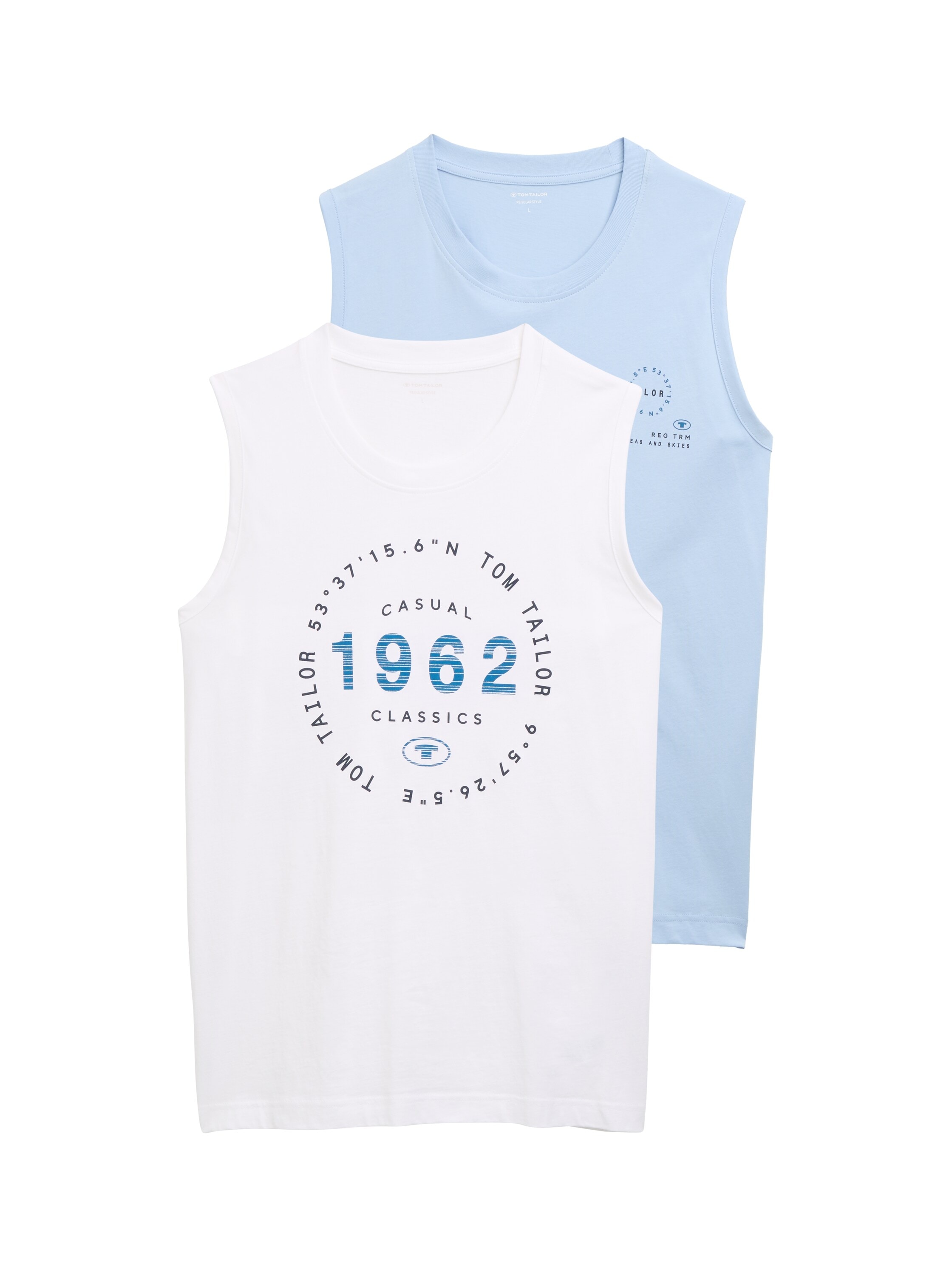 TOM TAILOR T-Shirt Packung, 2 Stk. tlg. mit Logo-Print günstig online kaufen