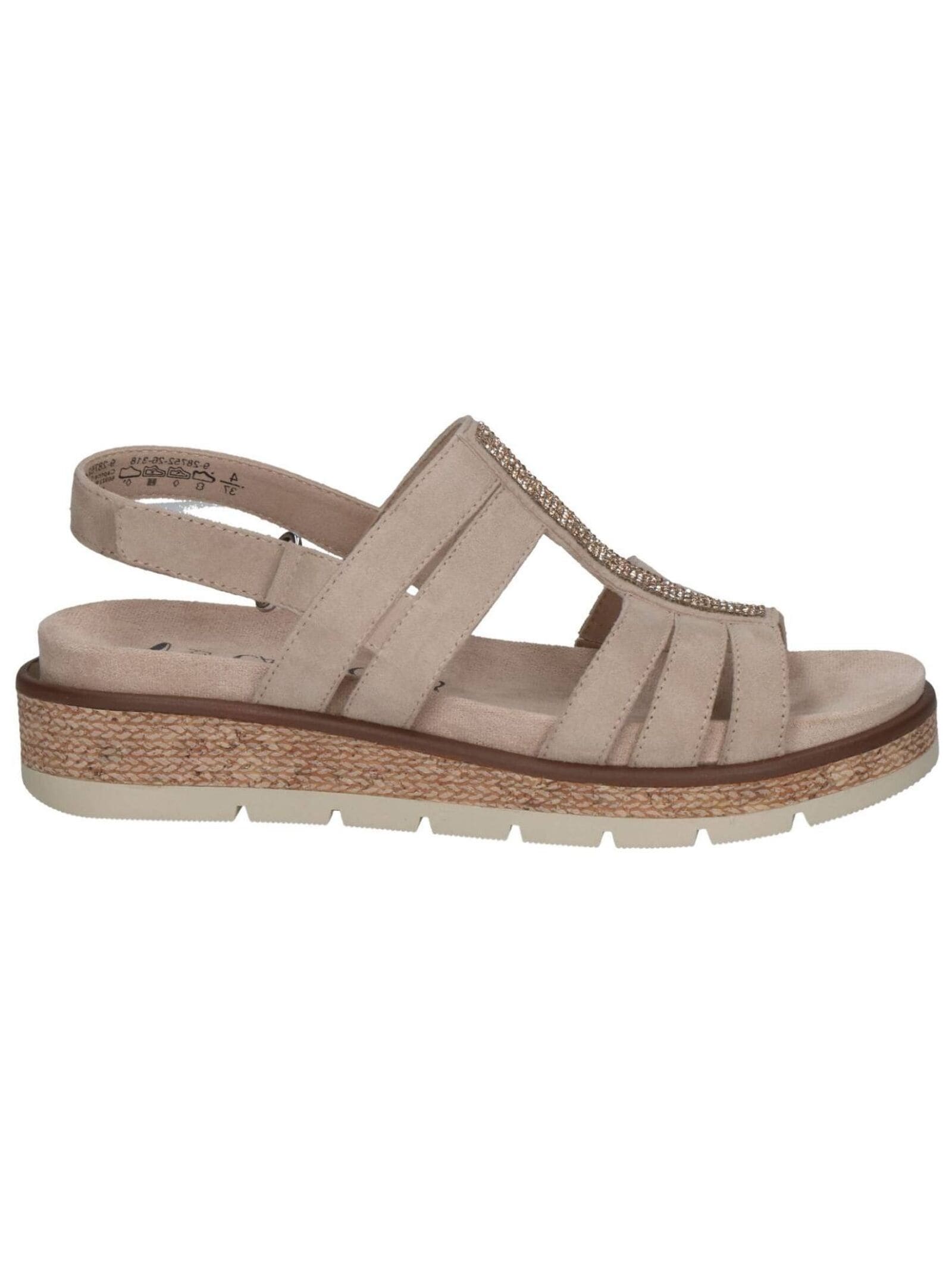 Caprice Keilsandalette »Caprice Sandalen Veloursleder«