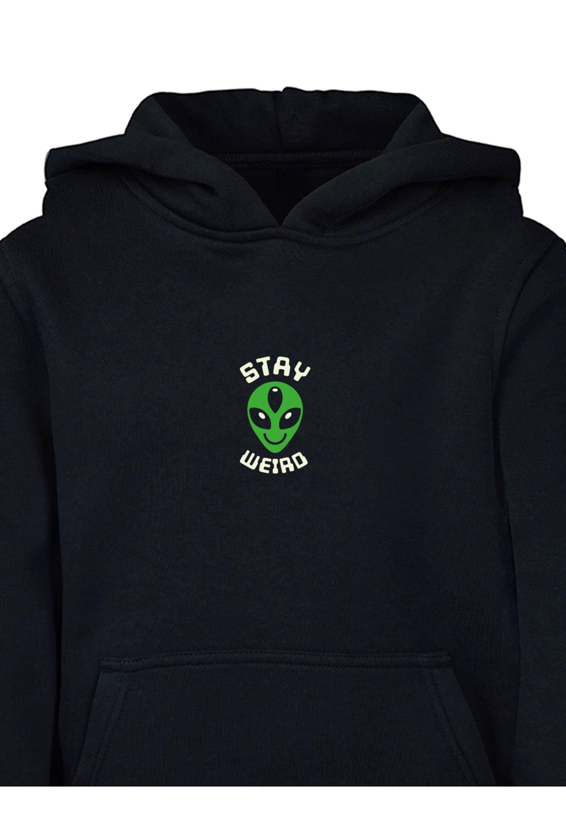 MisterTee Kapuzensweatshirt »MisterTee Herren Kids Stay Weird Hoody«, (1 tlg.)