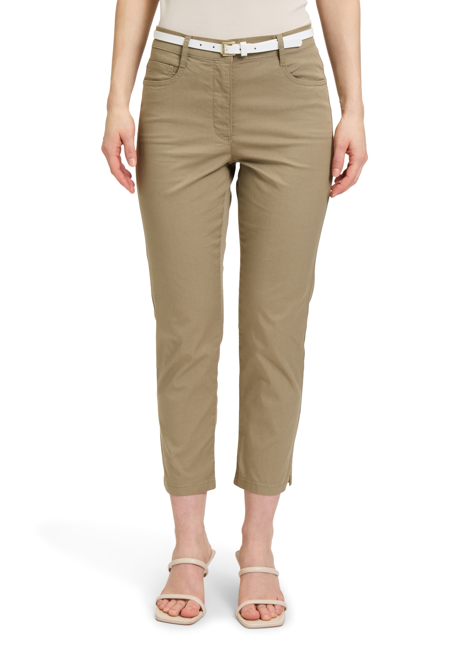 Betty Barclay Stoffhose "Betty Barclay Damen Sommerhose mit Gürtel", Mit Gü günstig online kaufen
