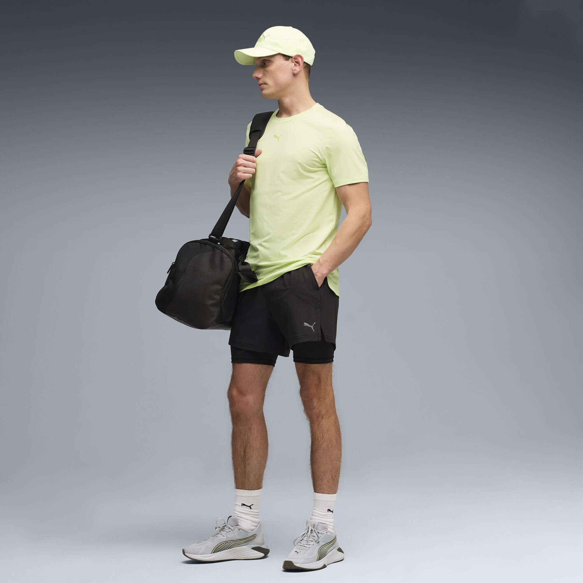 PUMA Trainingsshorts »PWRMODE 2-in-1 Stretch Gewebte Shorts Herren«