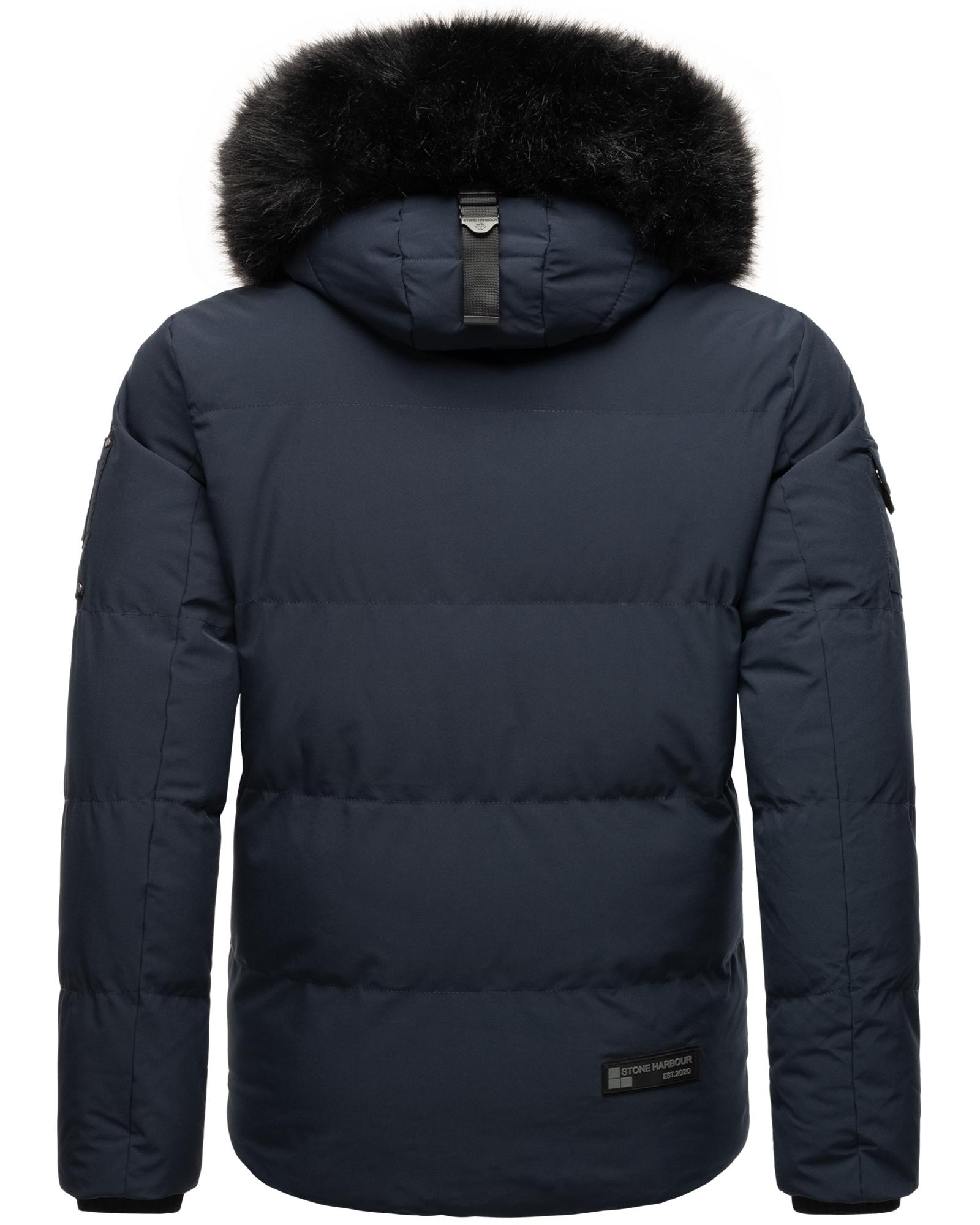 Stone Harbour Winterjacke »Halvaar«, mit Kapuze, stylischer Winterparka mit abnehmbarer Kapuze