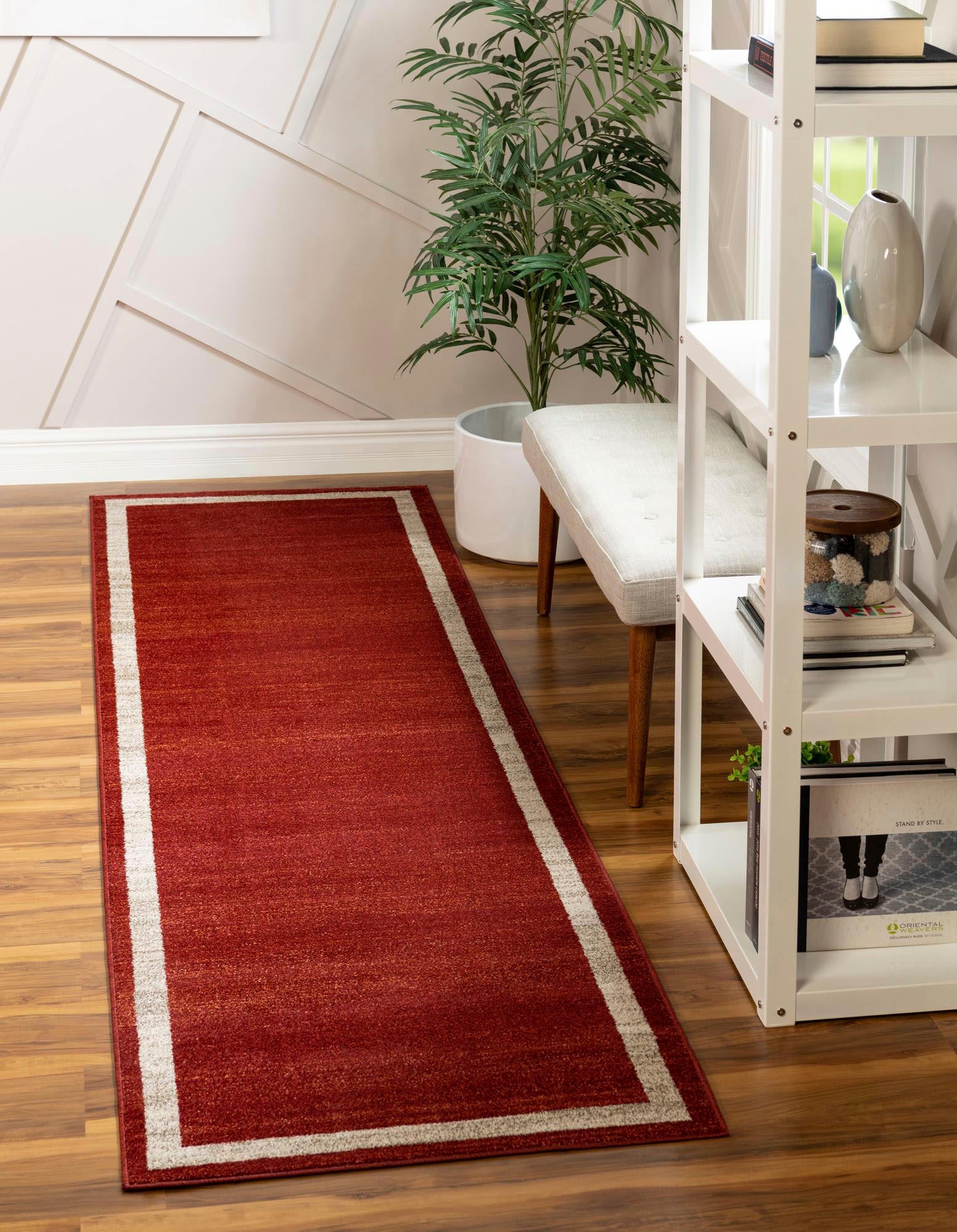Myflair Möbel & Accessoires Läufer »Good Times«, rechteckig, 13 mm Höhe, Teppich-Läufer, Kurzflor, gewebt, melierte Optik, mit Bordüre