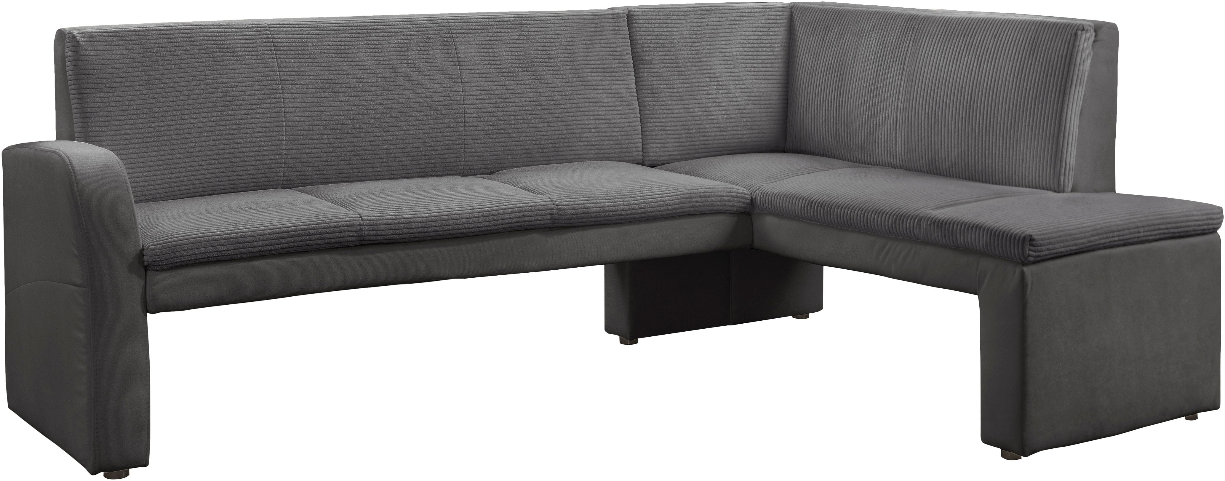 exxpo - sofa fashion Eckbank "Cortado, elegant und modern mit hohem Sitzkomfort" hohe Bodenfreiheit, schöne Detailverarbeitung, wahlweise Lederbezug