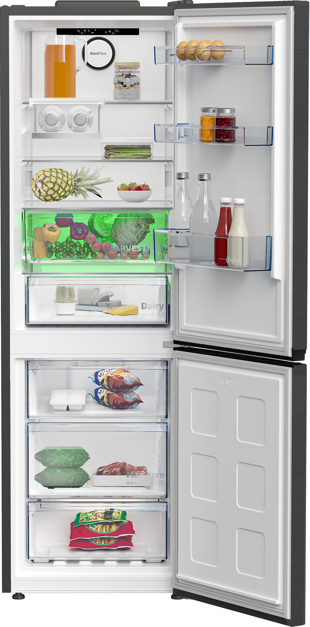 BEKO Kühl-/Gefrierkombination "B7RCNE368HXR" 186,5 cm hoch 59,5 cm breit No günstig online kaufen