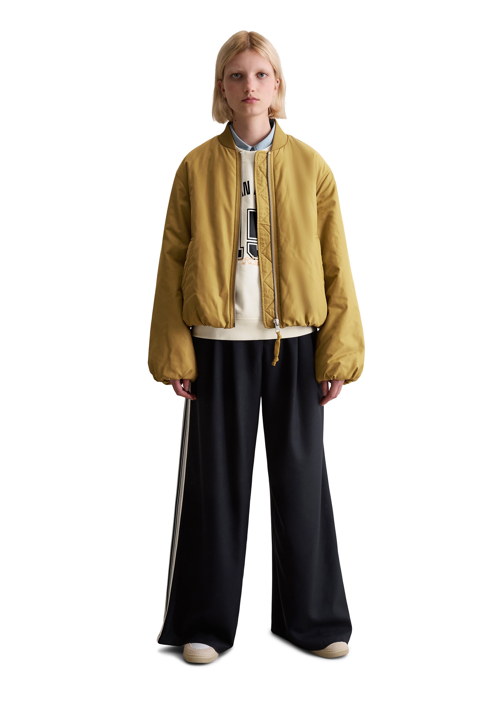 Marc O'Polo DENIM Outdoorjacke »aus recyceltem Polyester« ohne Kapuze