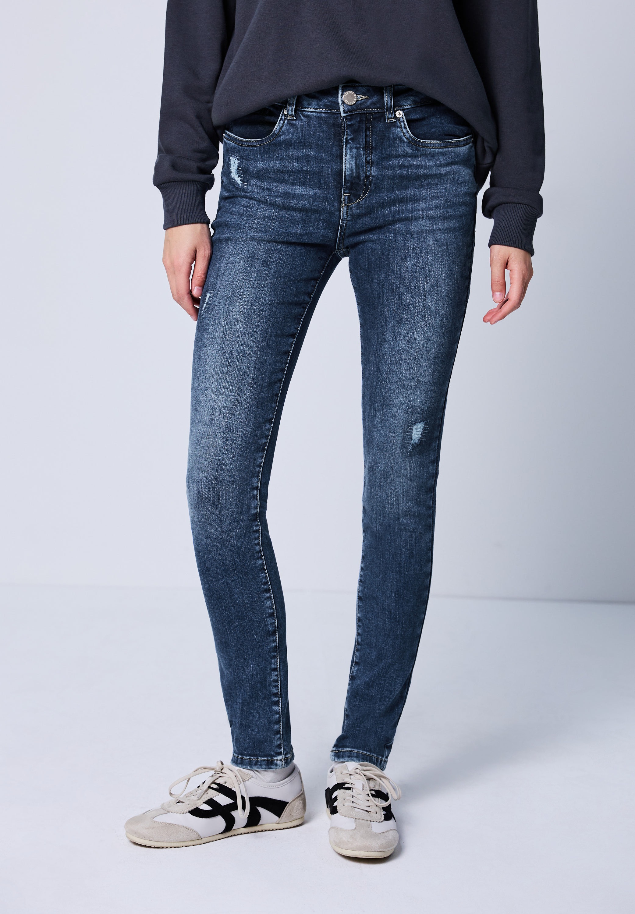 STREET ONE STUDIO Skinny-fit-Jeans 5-Pocket-Style günstig online kaufen