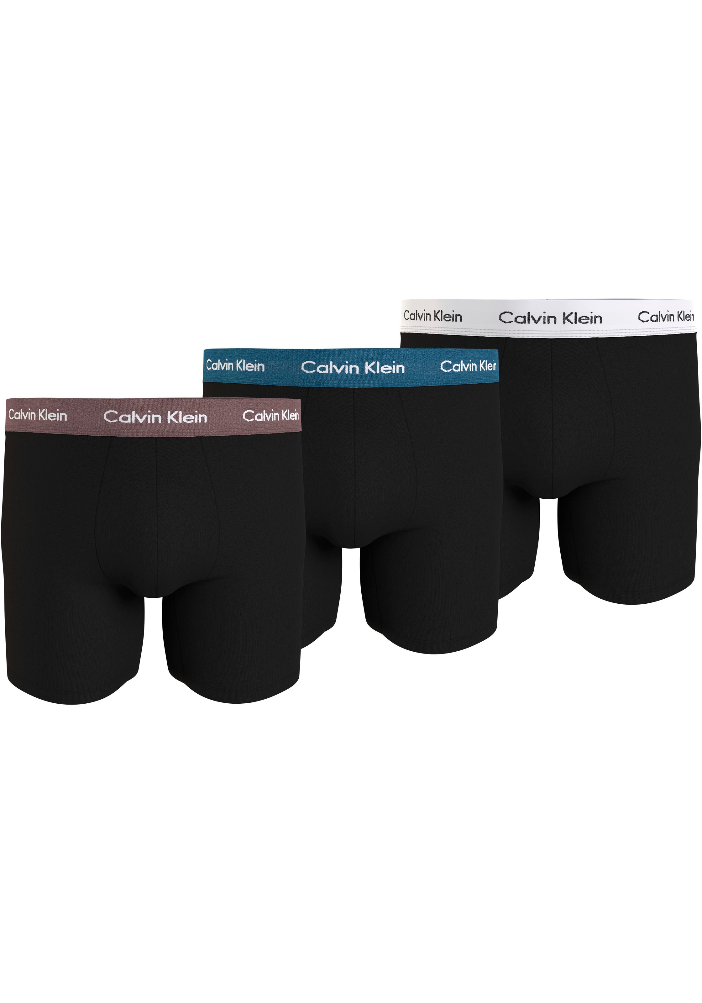 Calvin Klein Underwear Boxer »BOXER BRIEF 3PK«, (Packung, 3 St., 3er-Pack), mit Calvin Klein Logo-Elastikbund