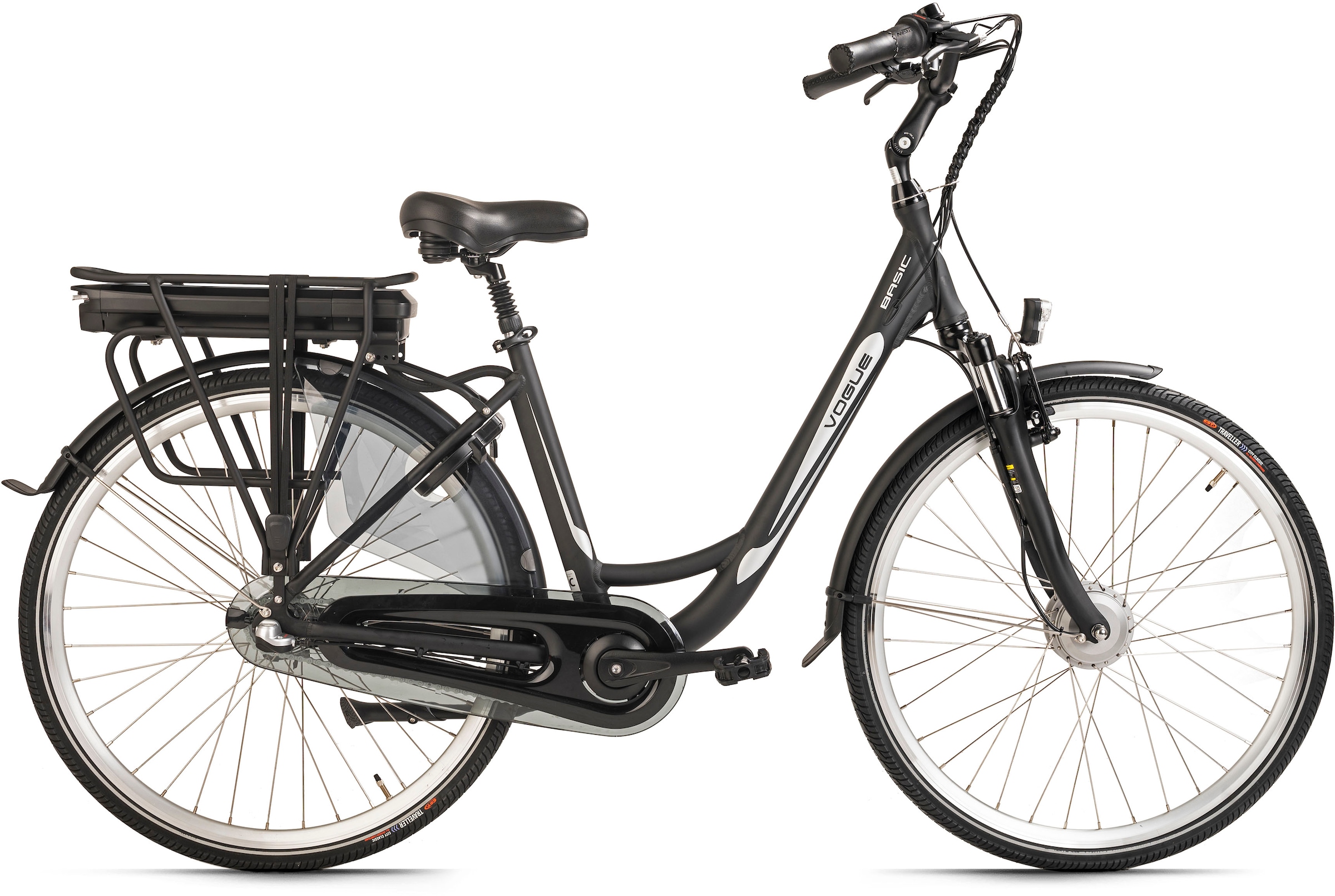 E-Bike »Basic«, 3 Gang, Shimano, Nexus, Frontmotor 250 W, Pedelec, Elektrofahrrad für...
