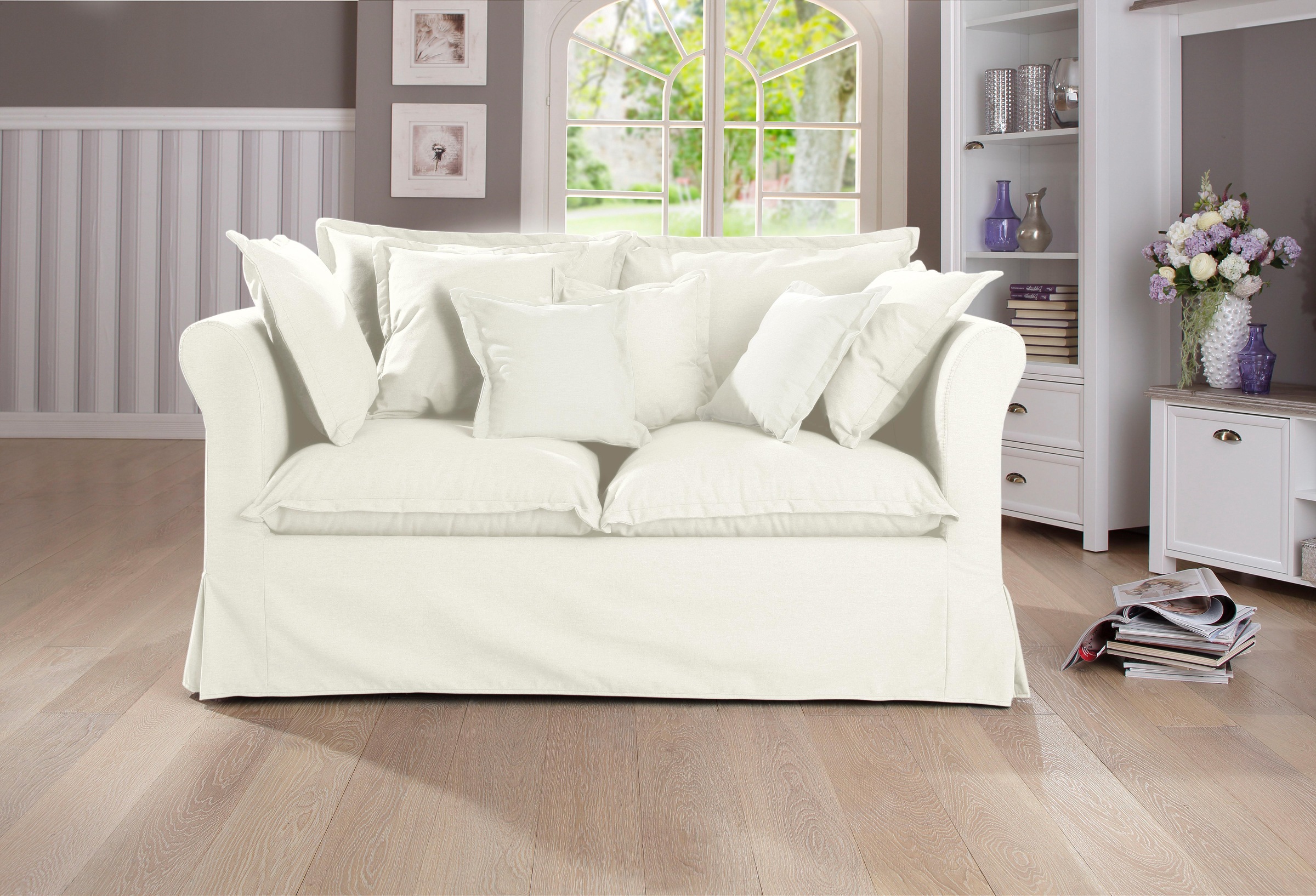 Home affaire 2-Sitzer "Luise" in Hussenoptik, ohne Bettfunktion günstig online kaufen