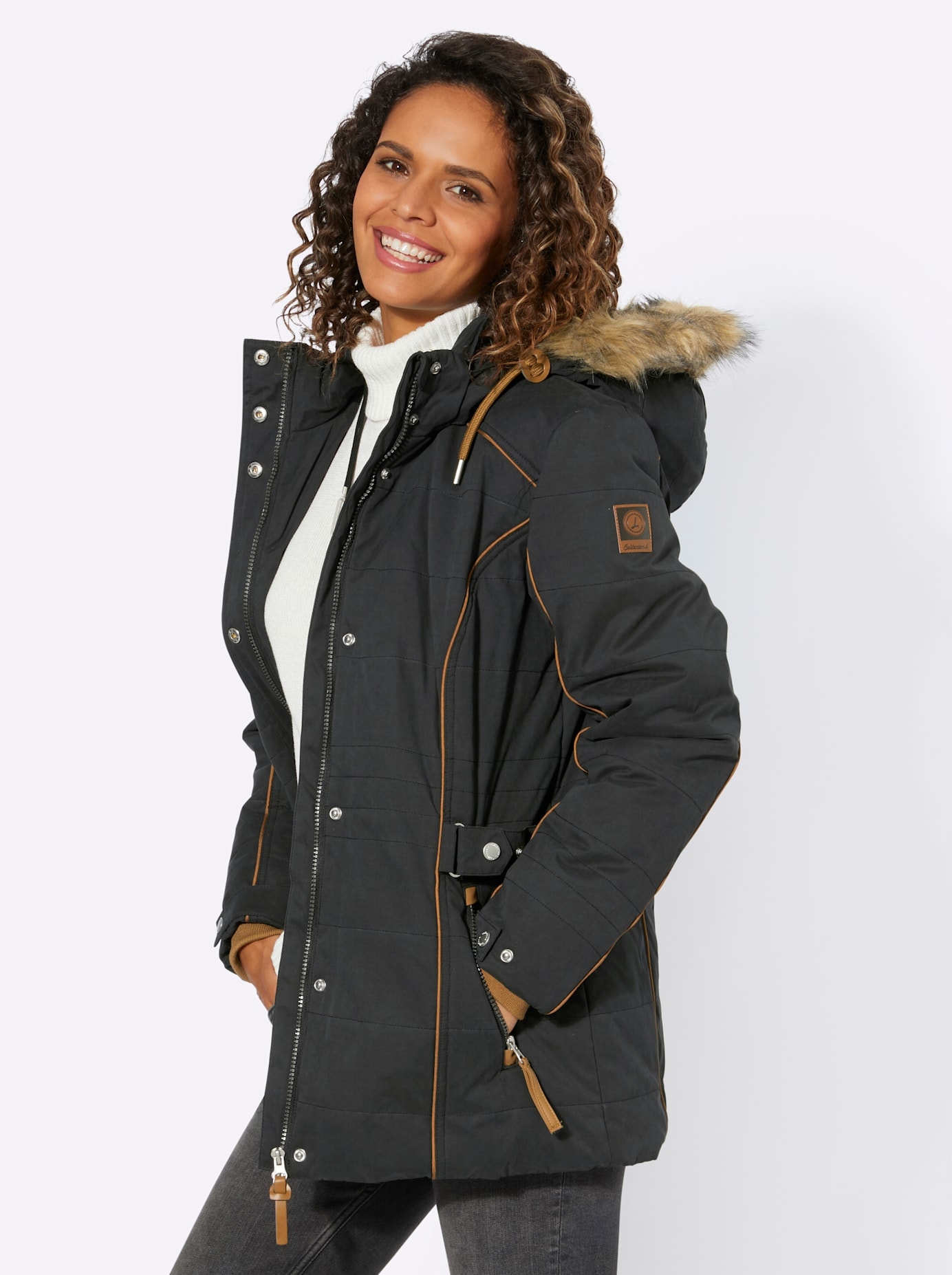 Casual Looks Steppjacke, mit Kapuze