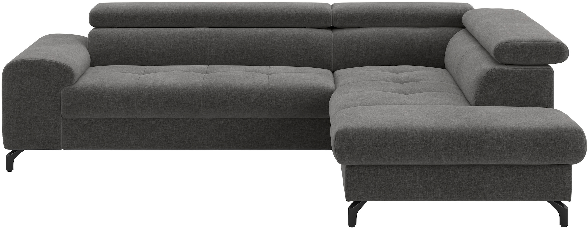COTTA Ecksofa »Aura L-Form«, mit Schlaffunktion, Bettkasten und Kopfteilverstellung