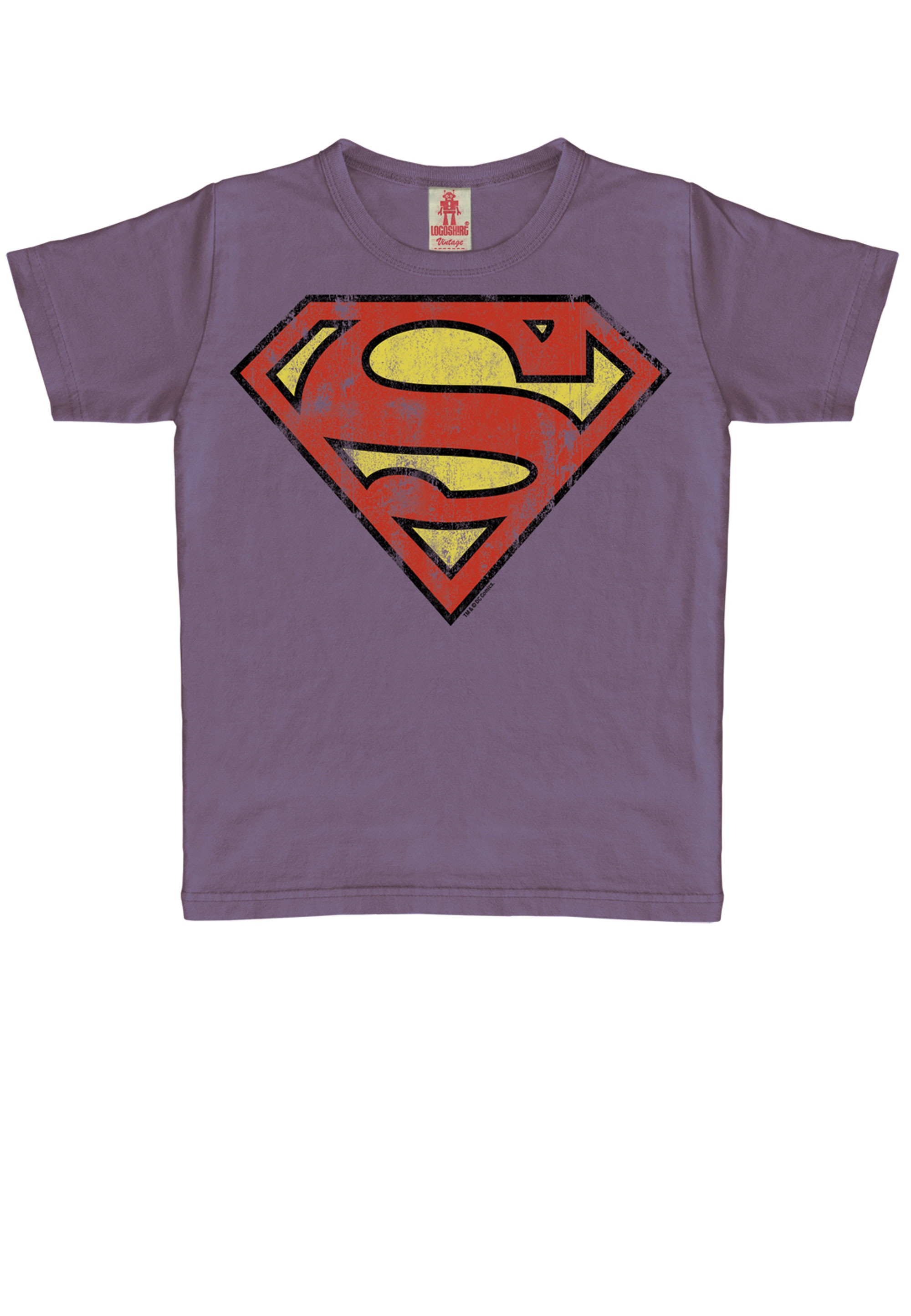 LOGOSHIRT T-Shirt "Superman" mit heldenhaftem Vintage-Print