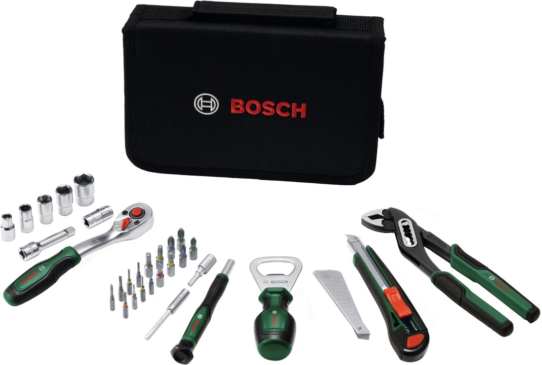 Bosch Home & Garden DIY-Adventskalender »DIY Handwerkzeuge Adventskalender 2026« für Erwachsene Werkzeugset in Tasche