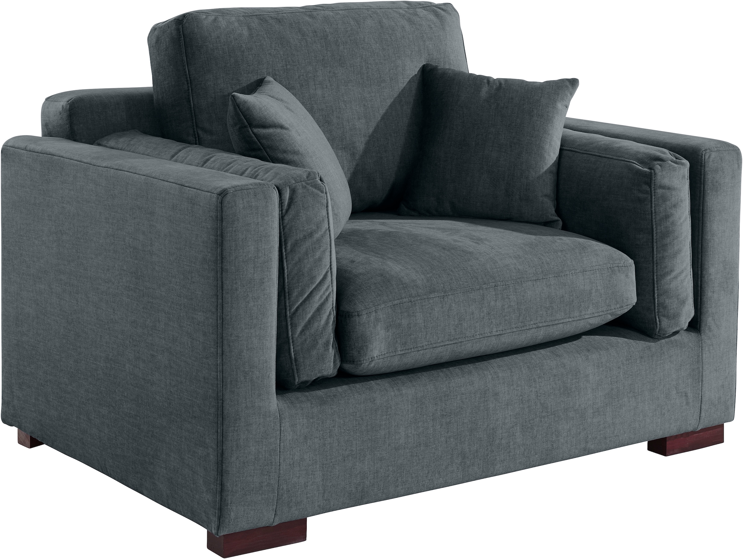 Home affaire Loveseat "Fresh Pond Sessel", weicher Sitzkomfort, incl. Zierk günstig online kaufen