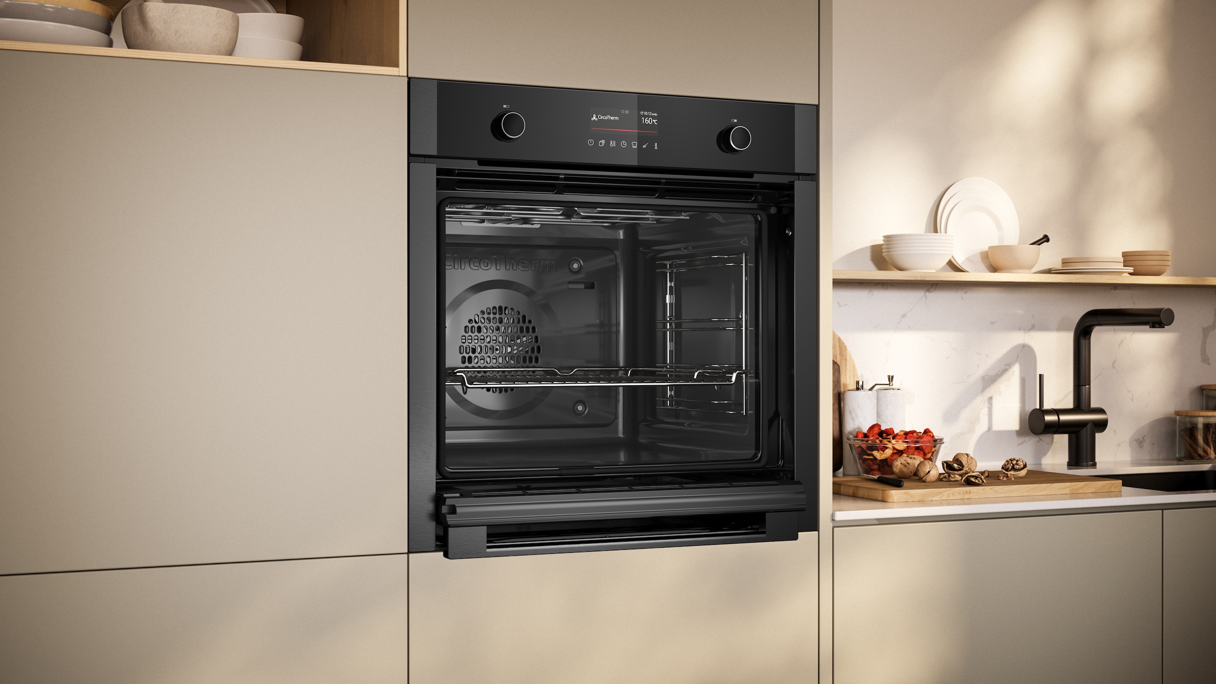 NEFF Pyrolyse Backofen N 50 »B6ACP7AG3«, mit Teleskopauszug nachrüstbar, Pyrolyse-Selbstreinigung, AirFry-Funktion
