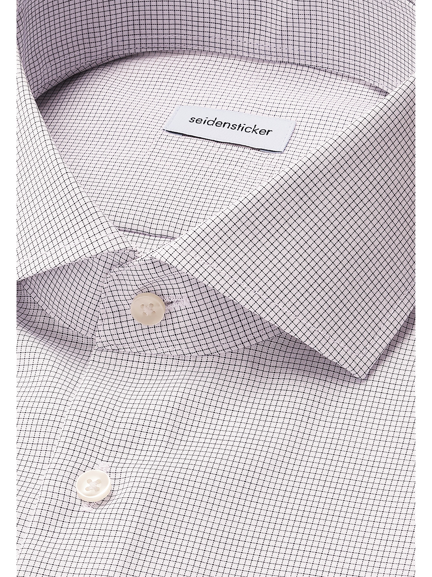 seidensticker Businesshemd »Schwarze Rose«, Slim 1/1 Kentkragen Karo