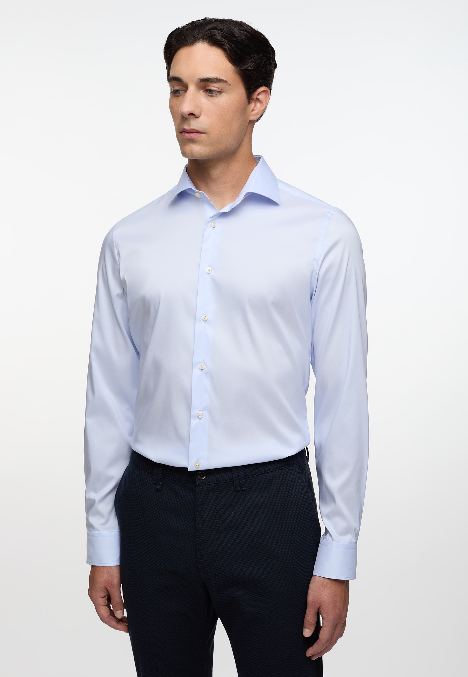 Eterna Langarmhemd "SLIM FIT", EASY IRON (bügelleicht) günstig online kaufen