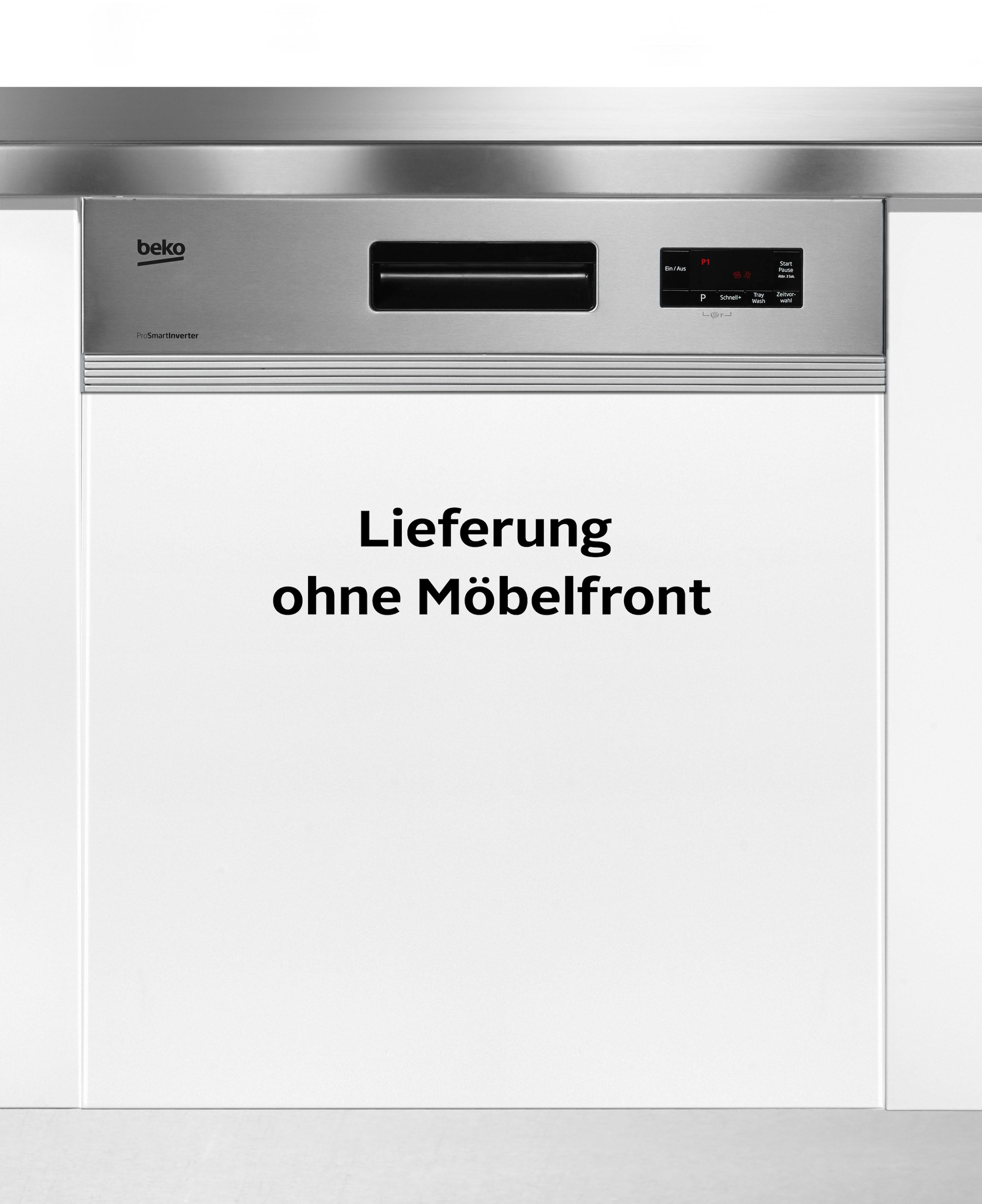 BEKO teilintegrierbarer mit 14 »DIO55420X4Y«, Geschirrspüler + DO55420, Schnell DIO55420X4Y, Sauber-Programm | BAUR Maßgedecke