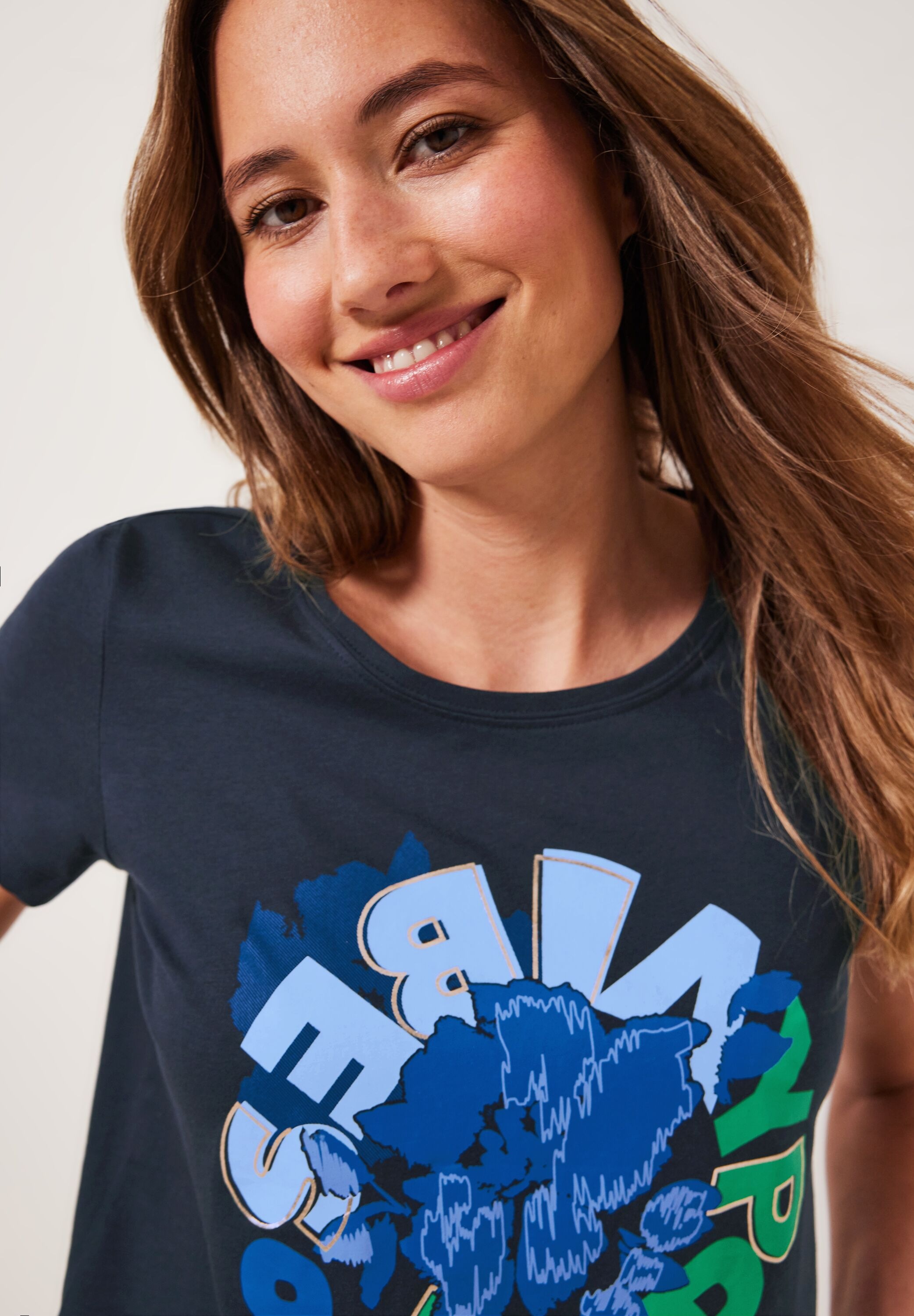 Cecil T-Shirt, Rundhalsausschnitt für | kaufen BAUR