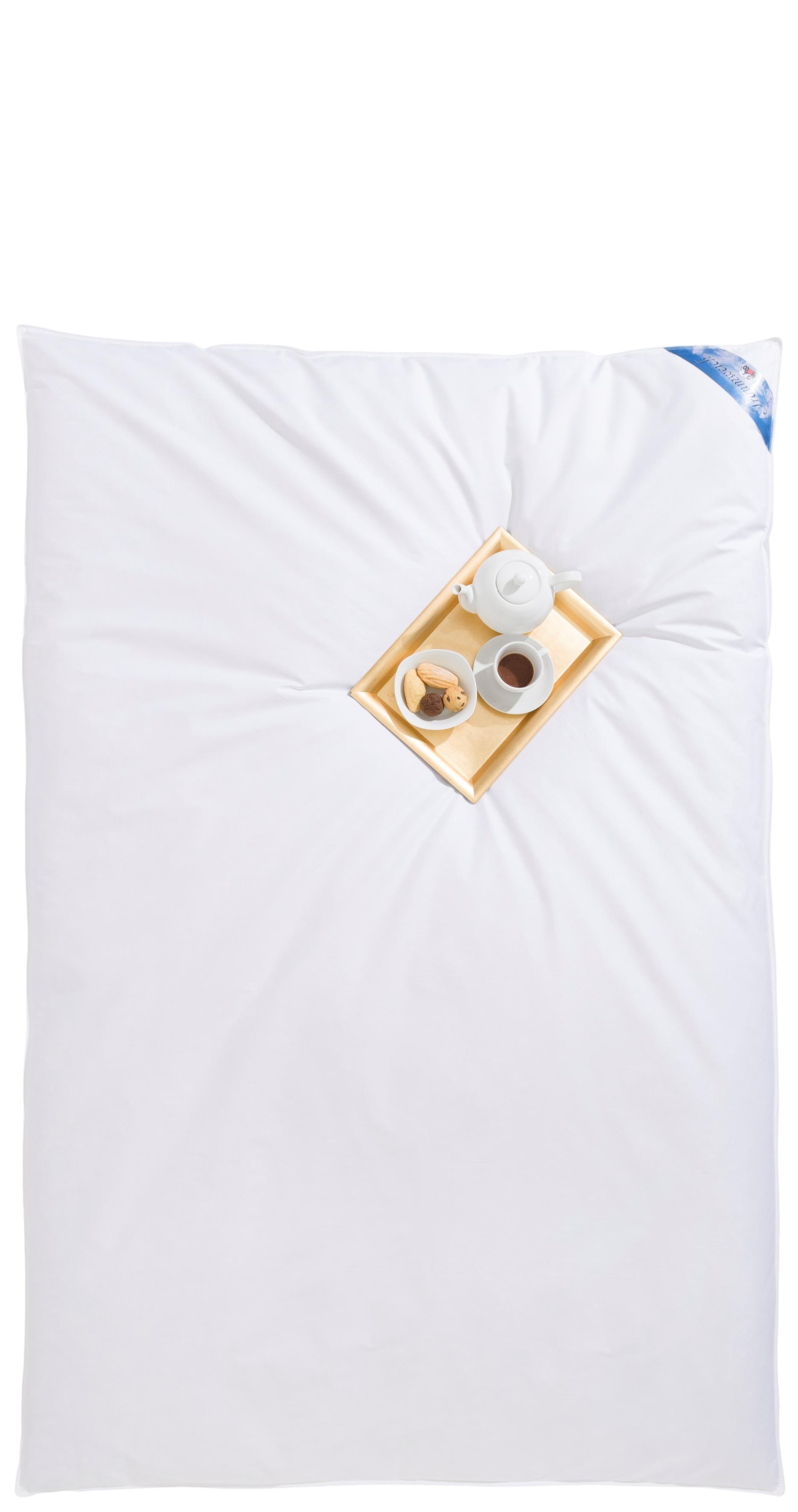 RIBECO Federbettdecke "Leon, Ballonbettdecke Leon, 135x200 & 155x220 cm" ex günstig online kaufen